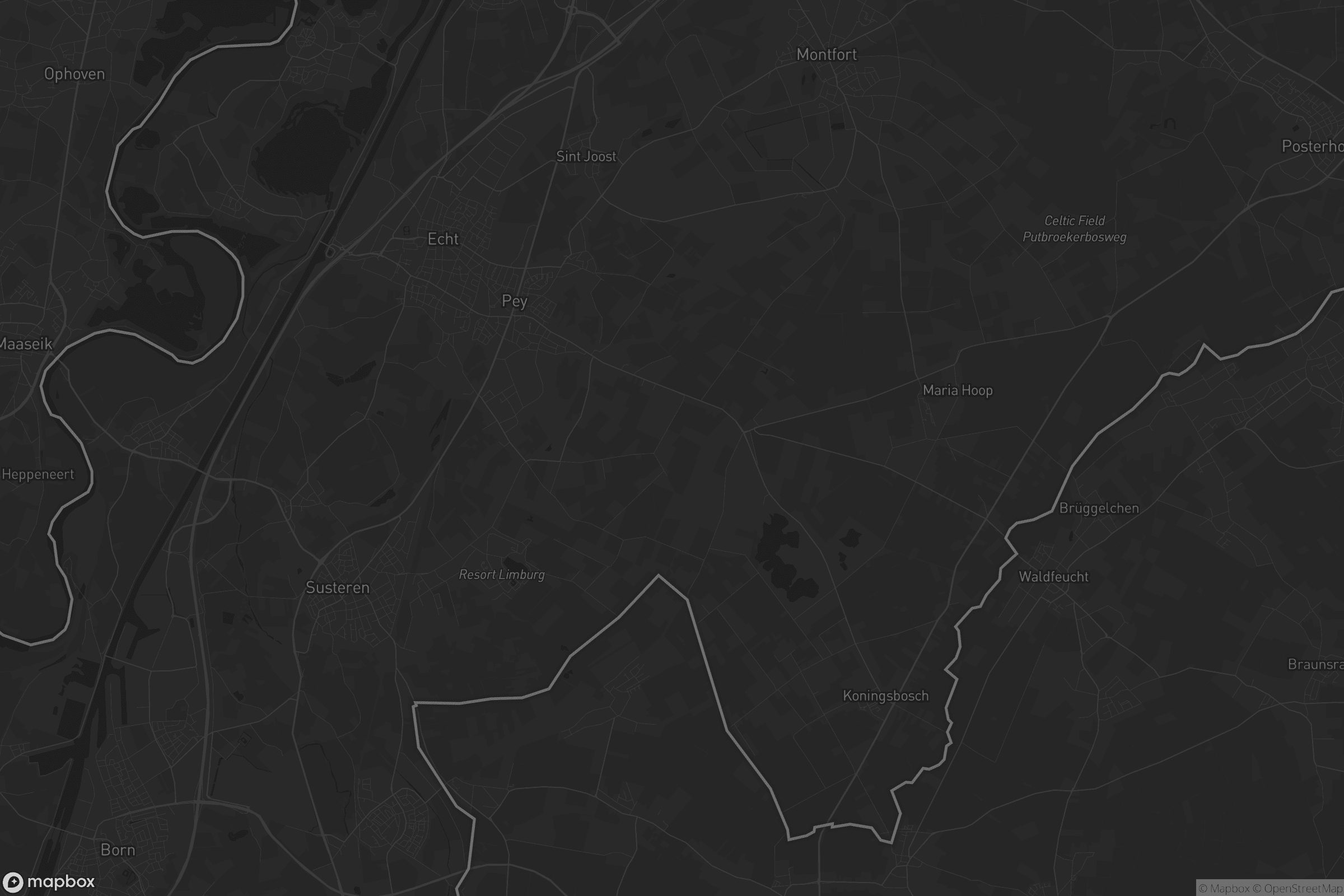 Kaart van Echt-Susteren