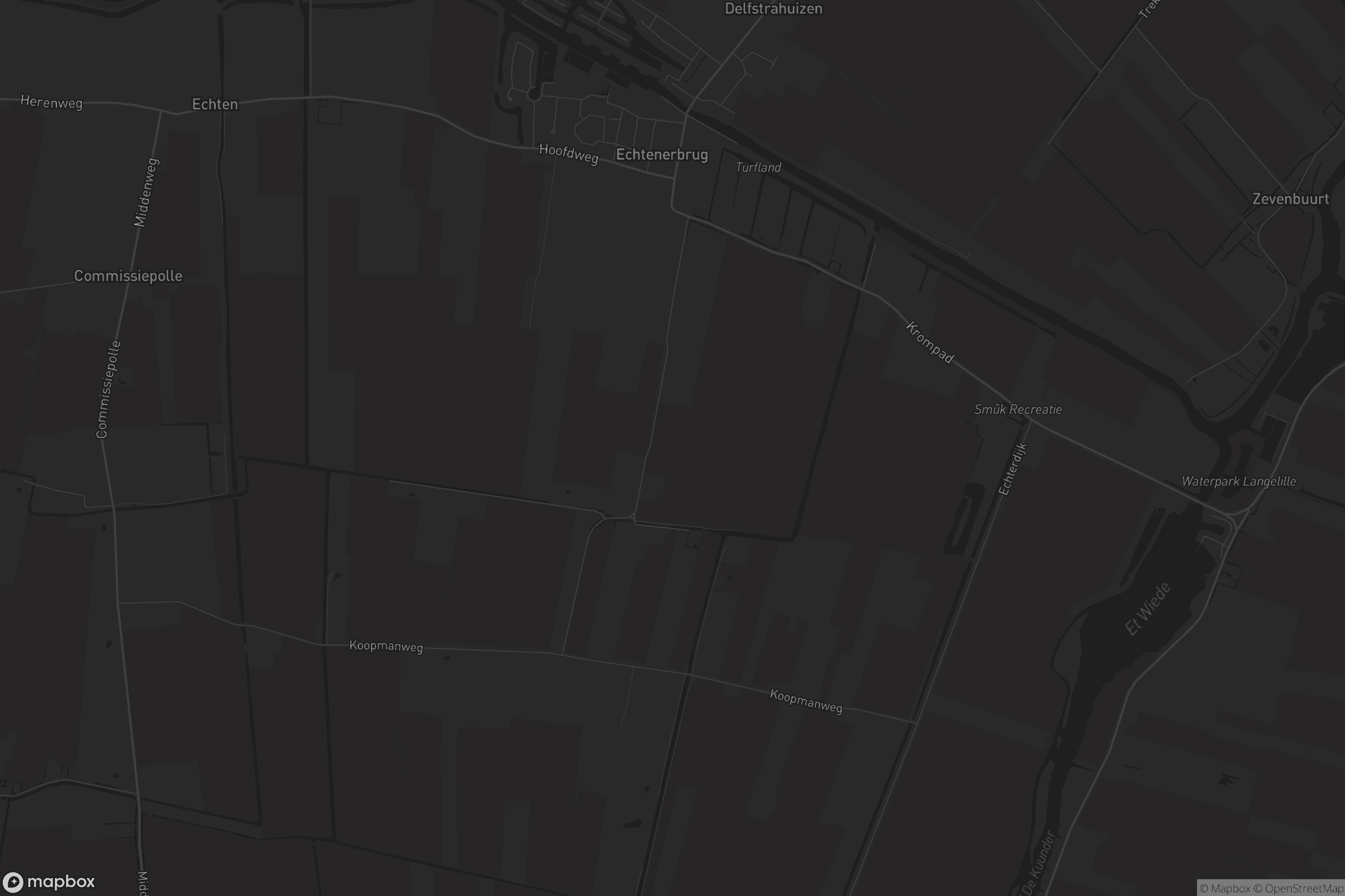 Kaart van Echtenerbrug