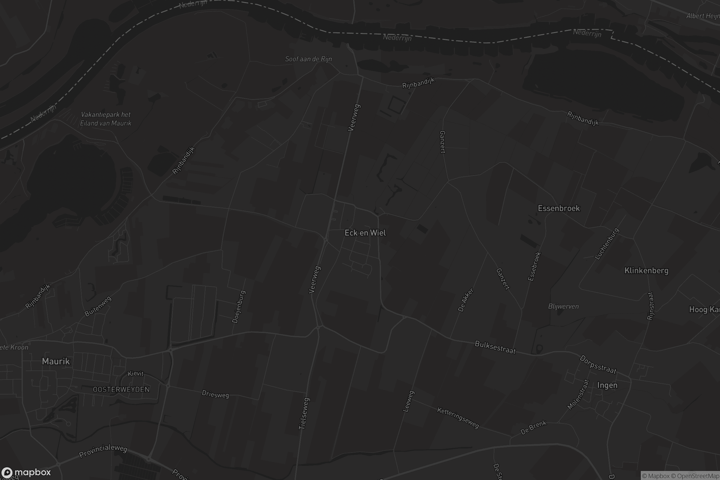 Kaart van Eck en Wiel