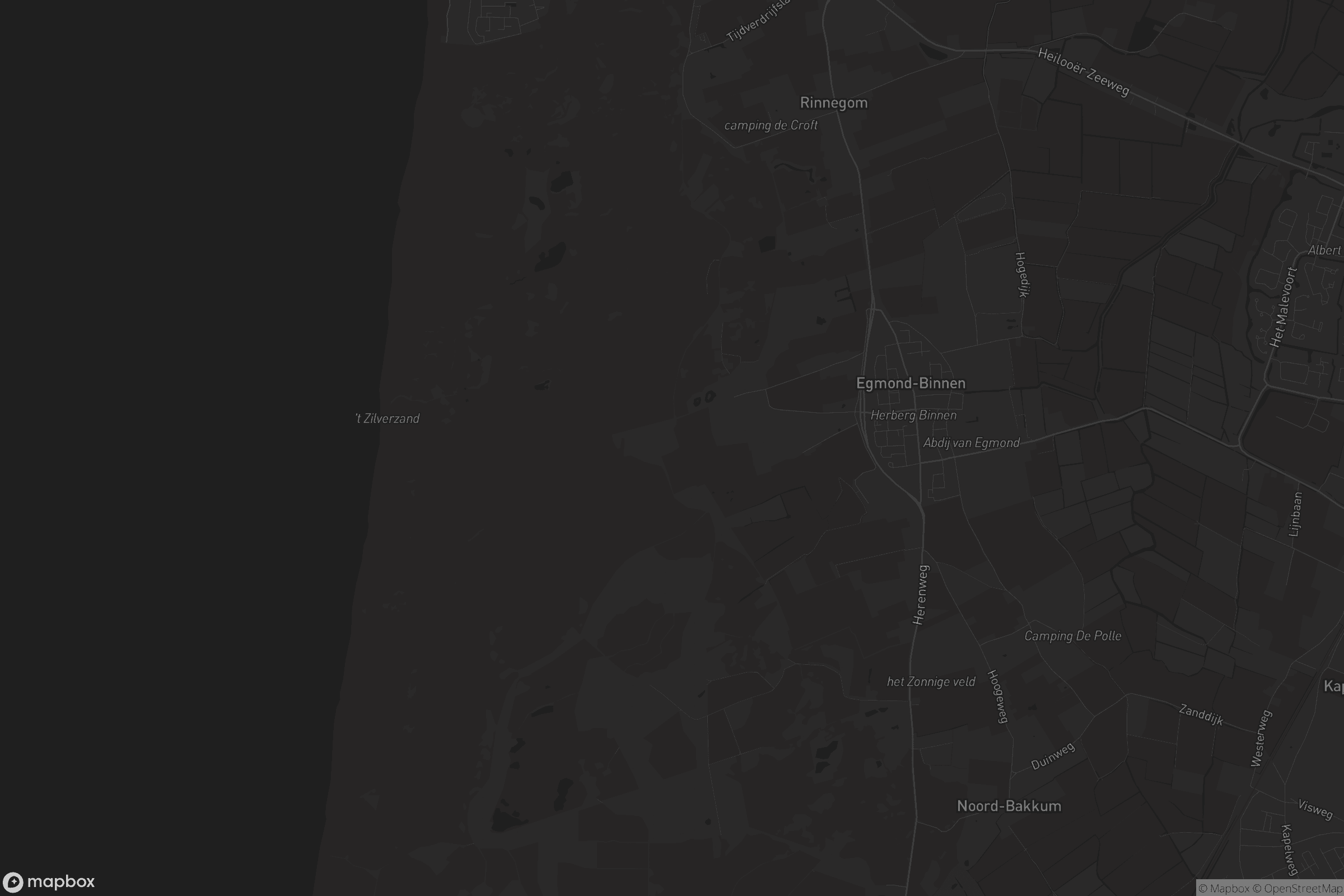 Kaart van Egmond-Binnen