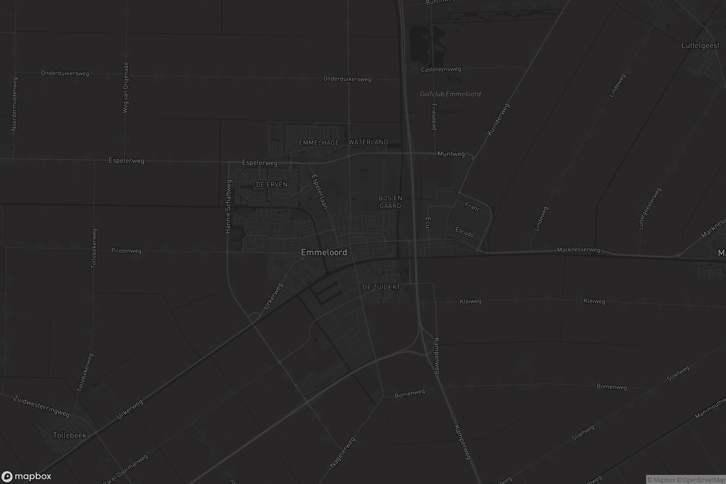 Kaart van Emmeloord