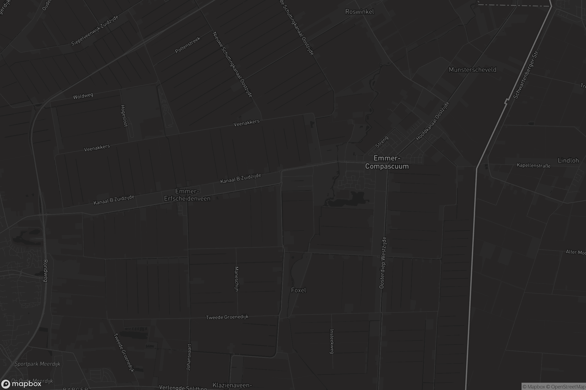 Kaart van Emmer-Compascuum