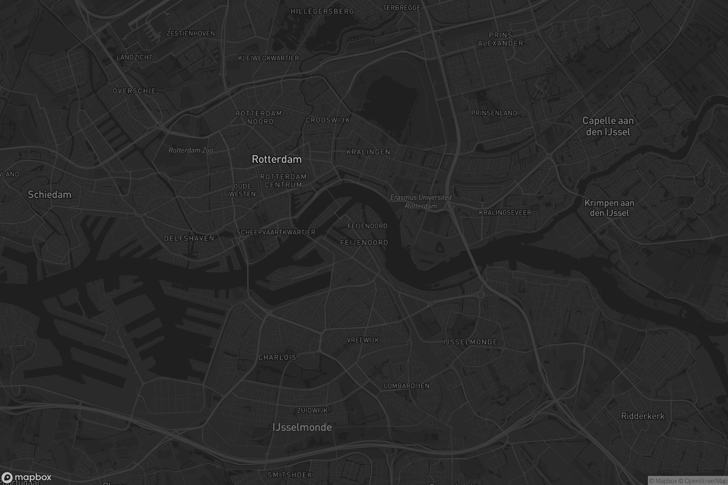 Kaart van Feijenoord