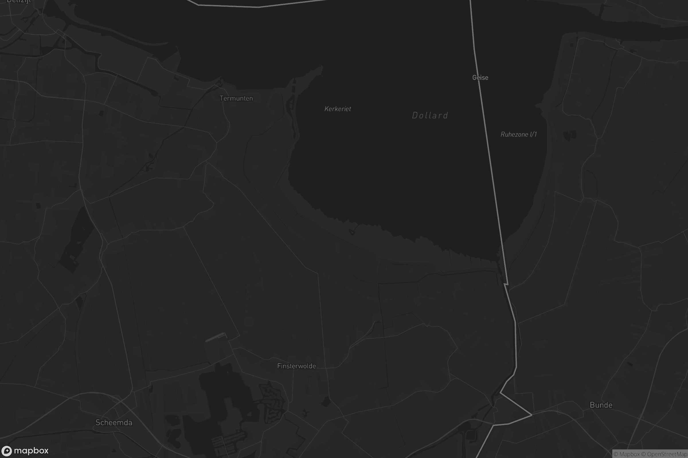 Kaart van Finsterwolde