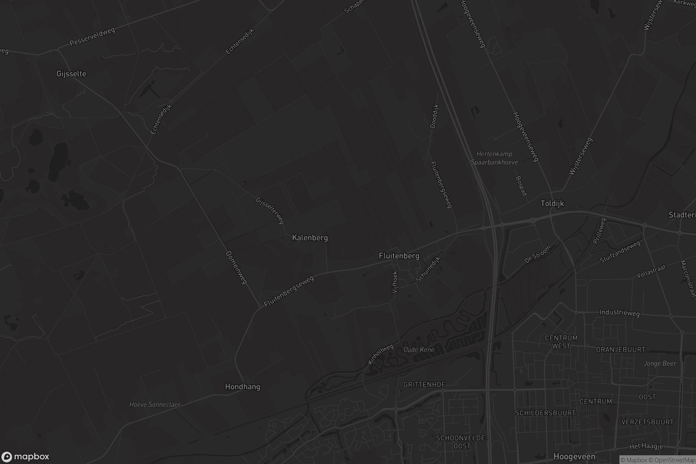 Kaart van Fluitenberg