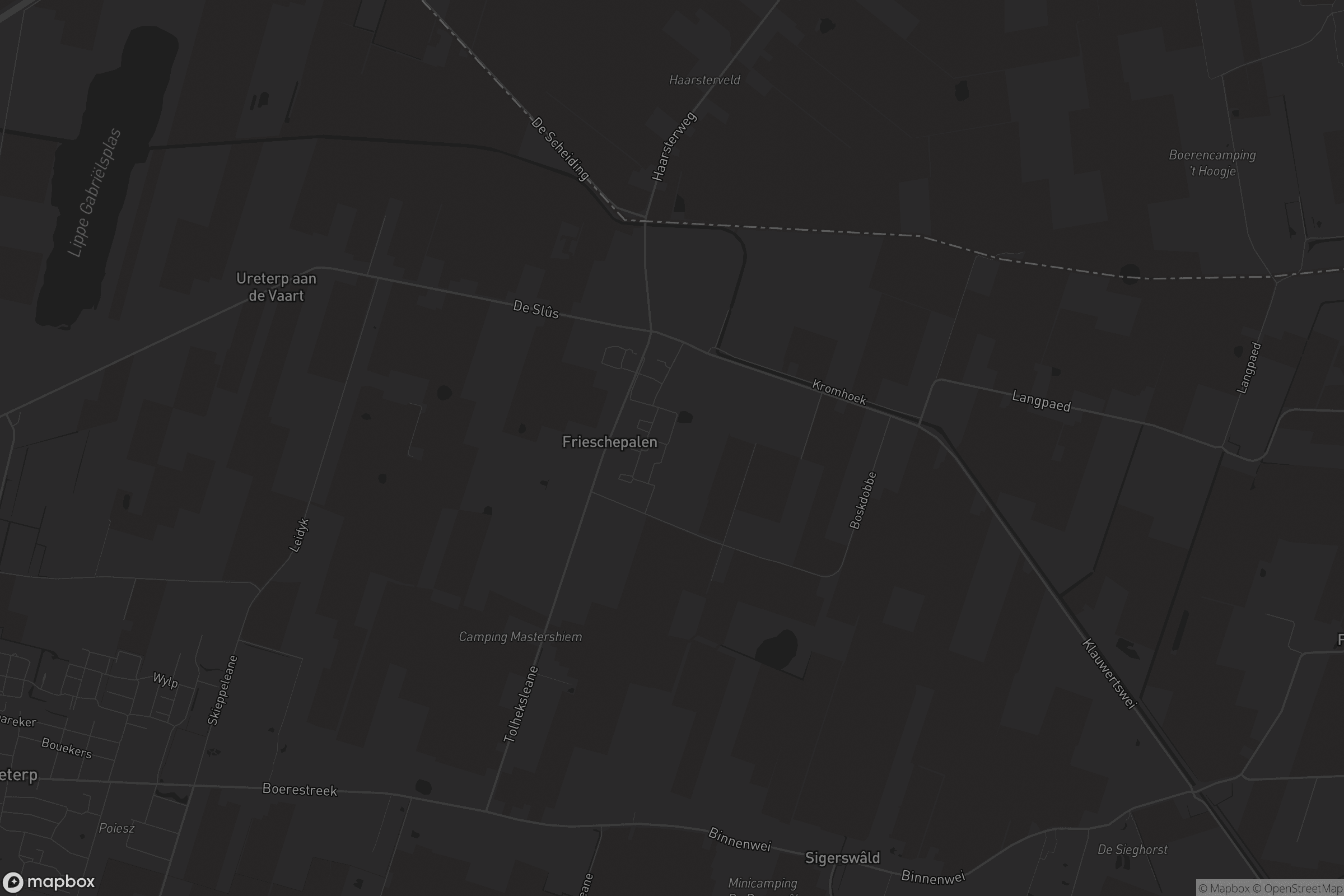 Kaart van Frieschepalen