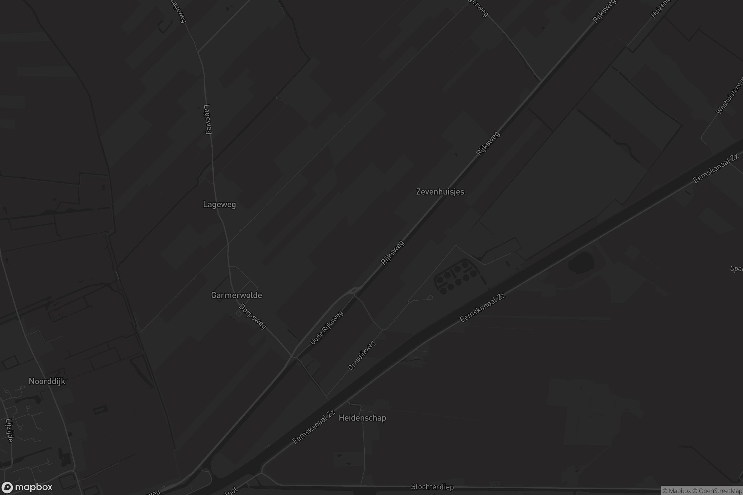 Kaart van Garmerwolde