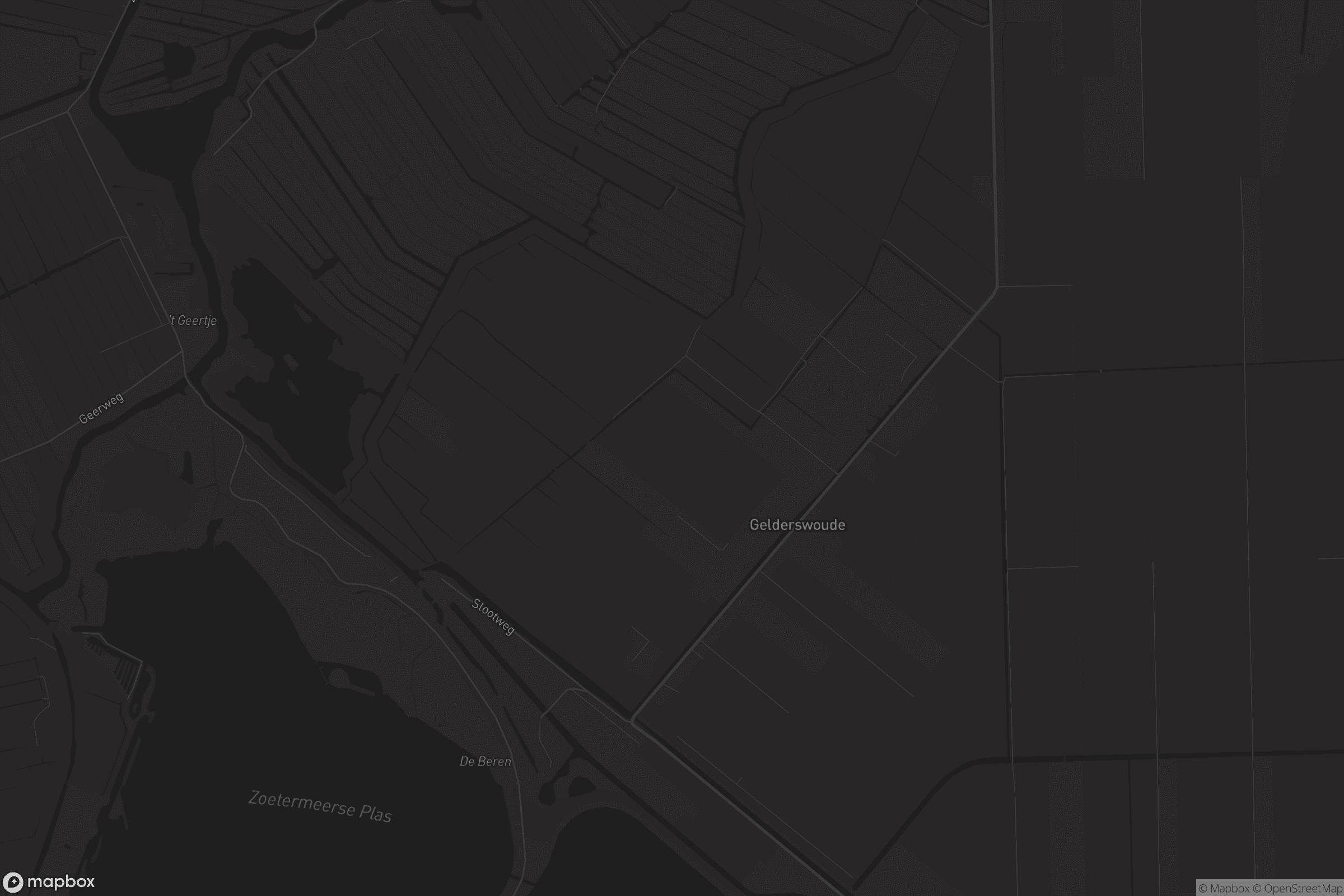 Kaart van Gelderswoude