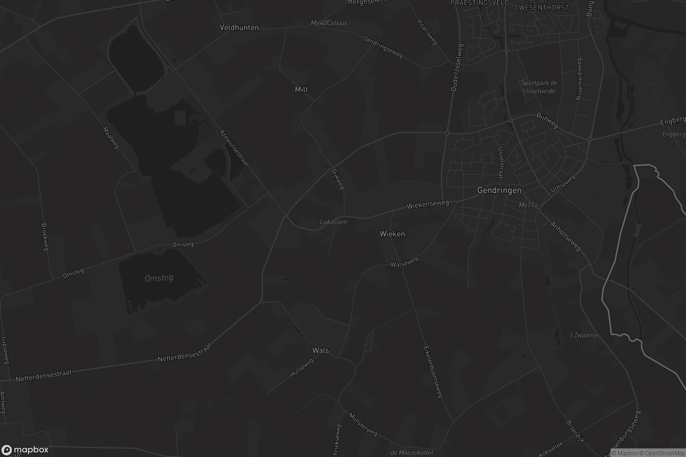 Kaart van Gendringen