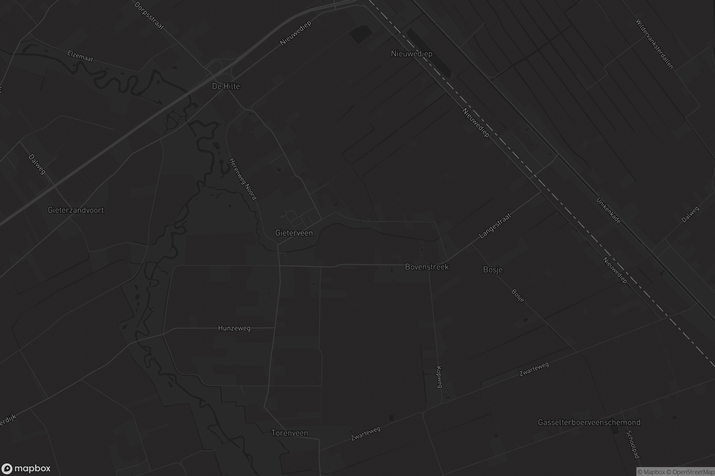 Kaart van Gieterveen