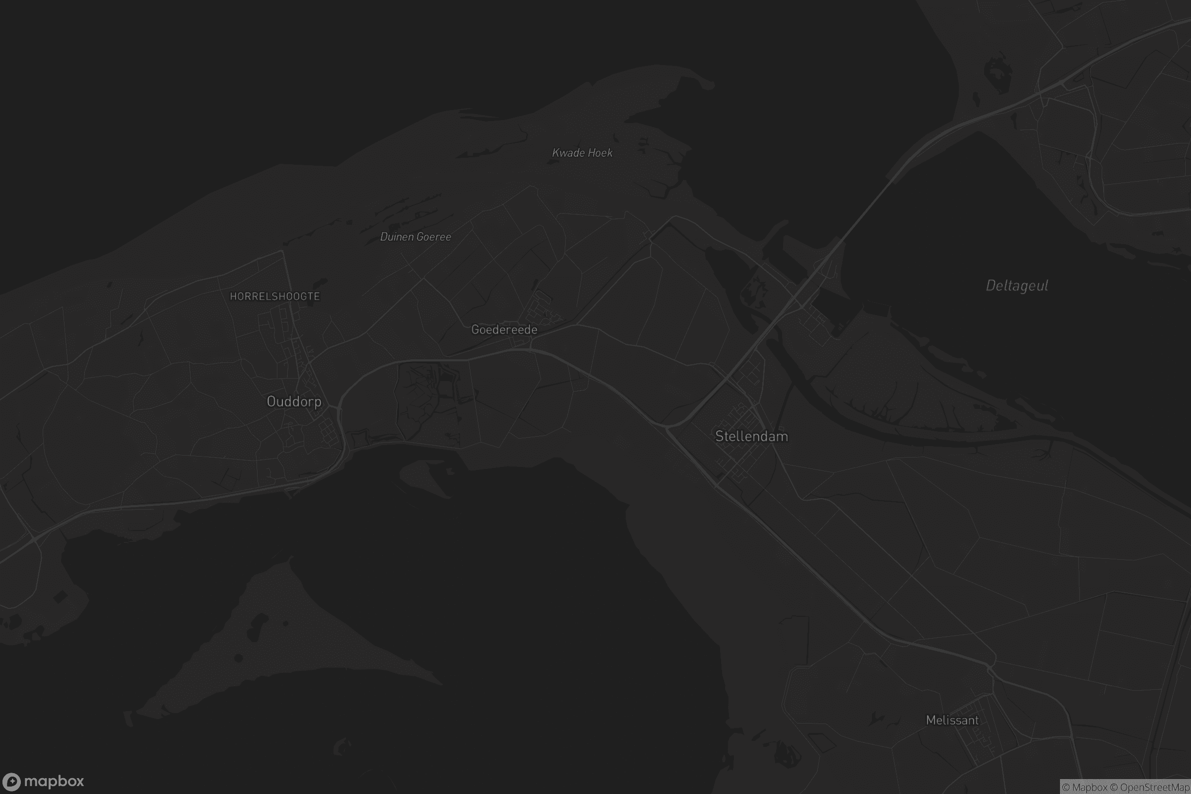 Kaart van Goedereede