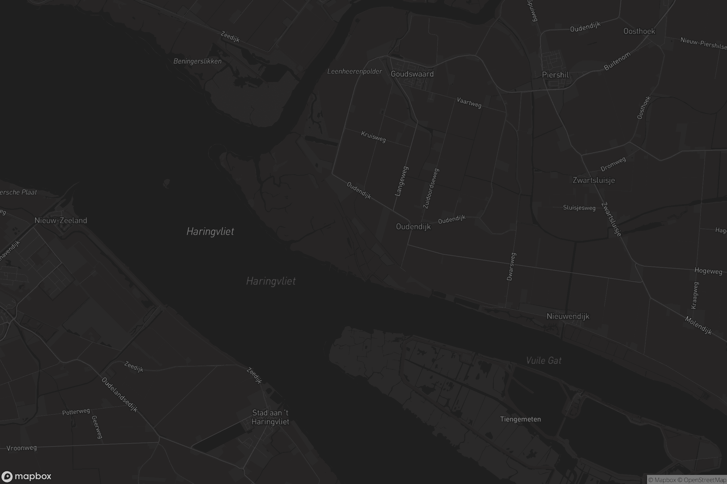 Kaart van Goudswaard