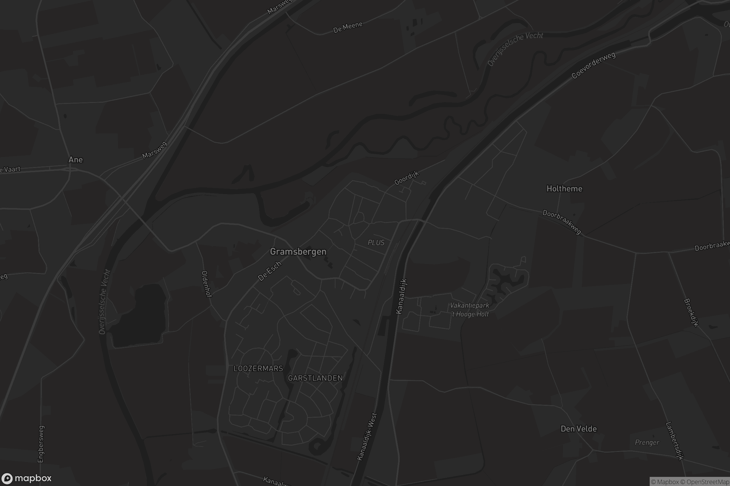 Kaart van Gramsbergen