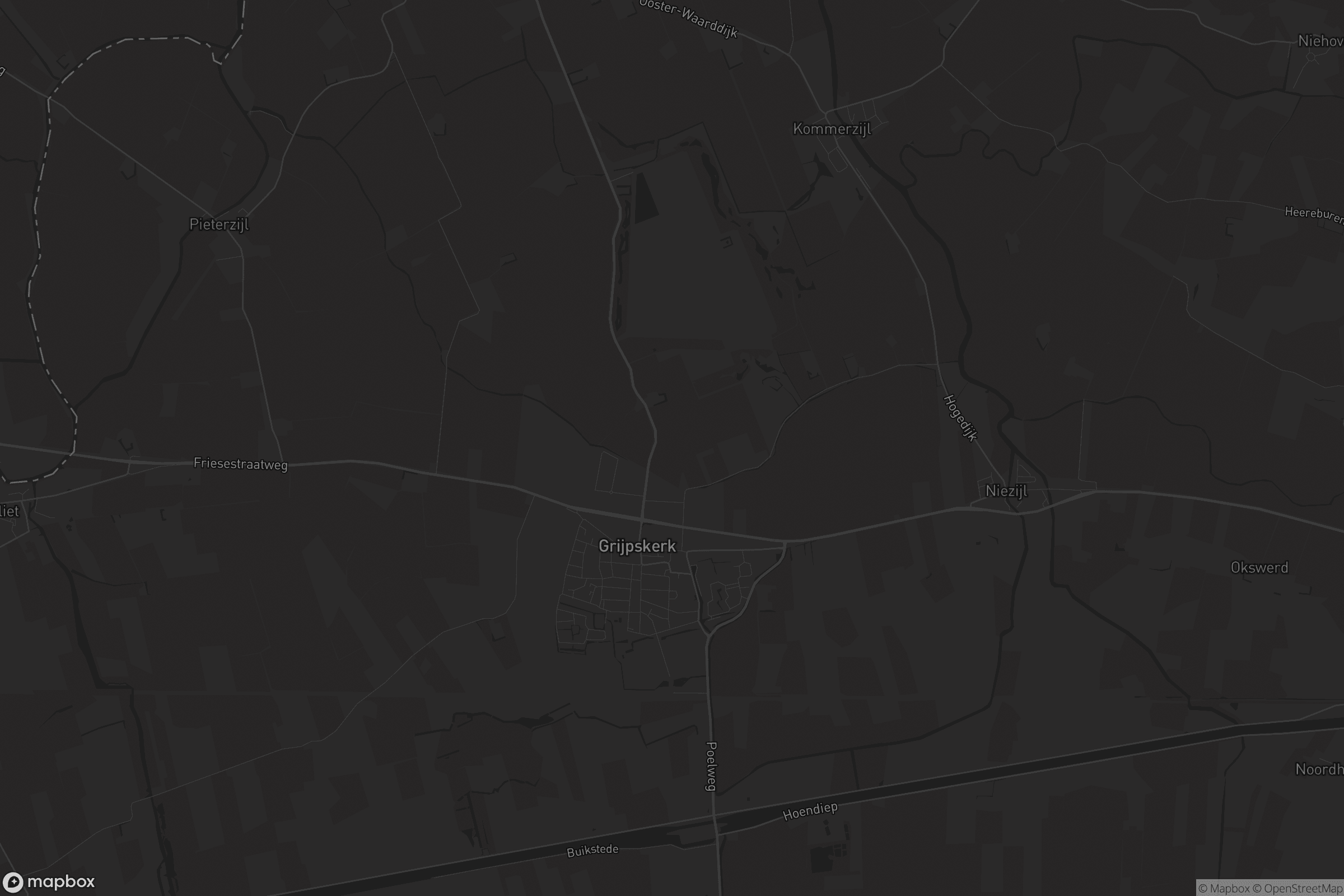 Kaart van Grijpskerk