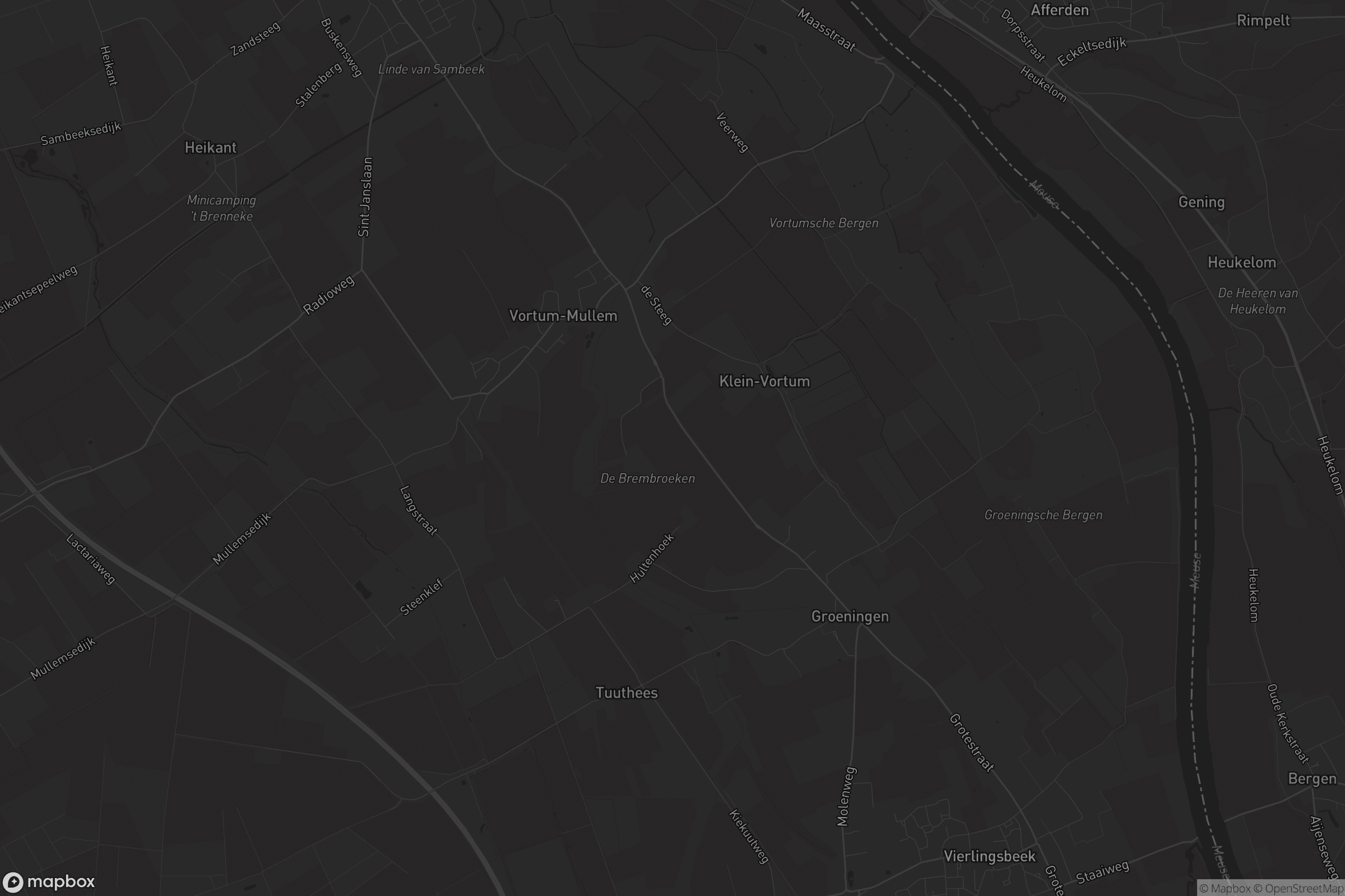 Kaart van Groeningen