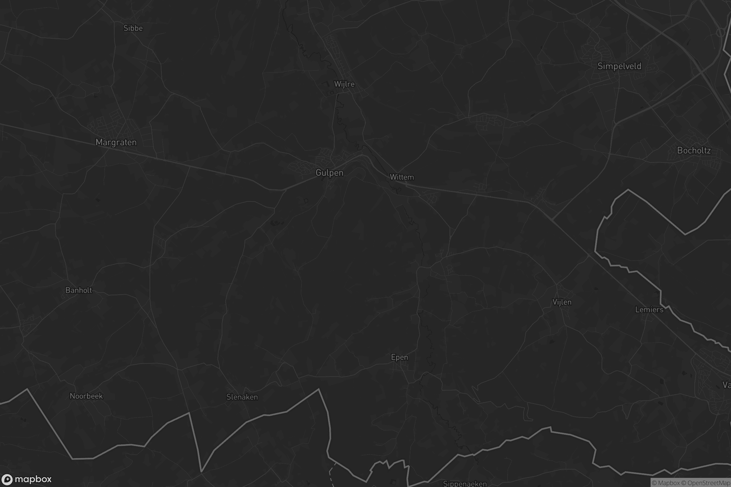 Kaart van Gulpen-Wittem