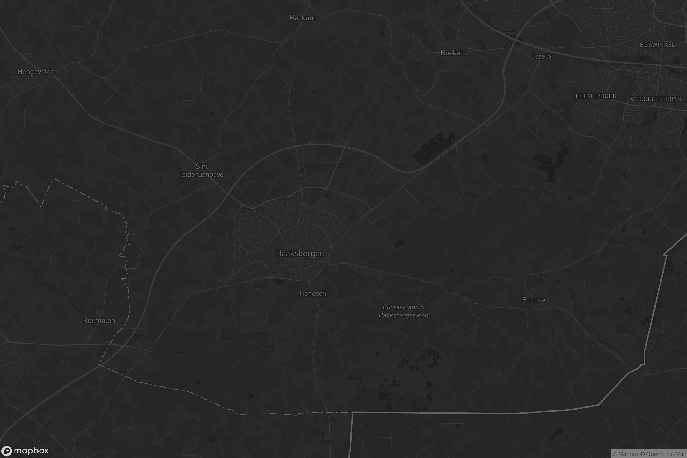 Kaart van Haaksbergen