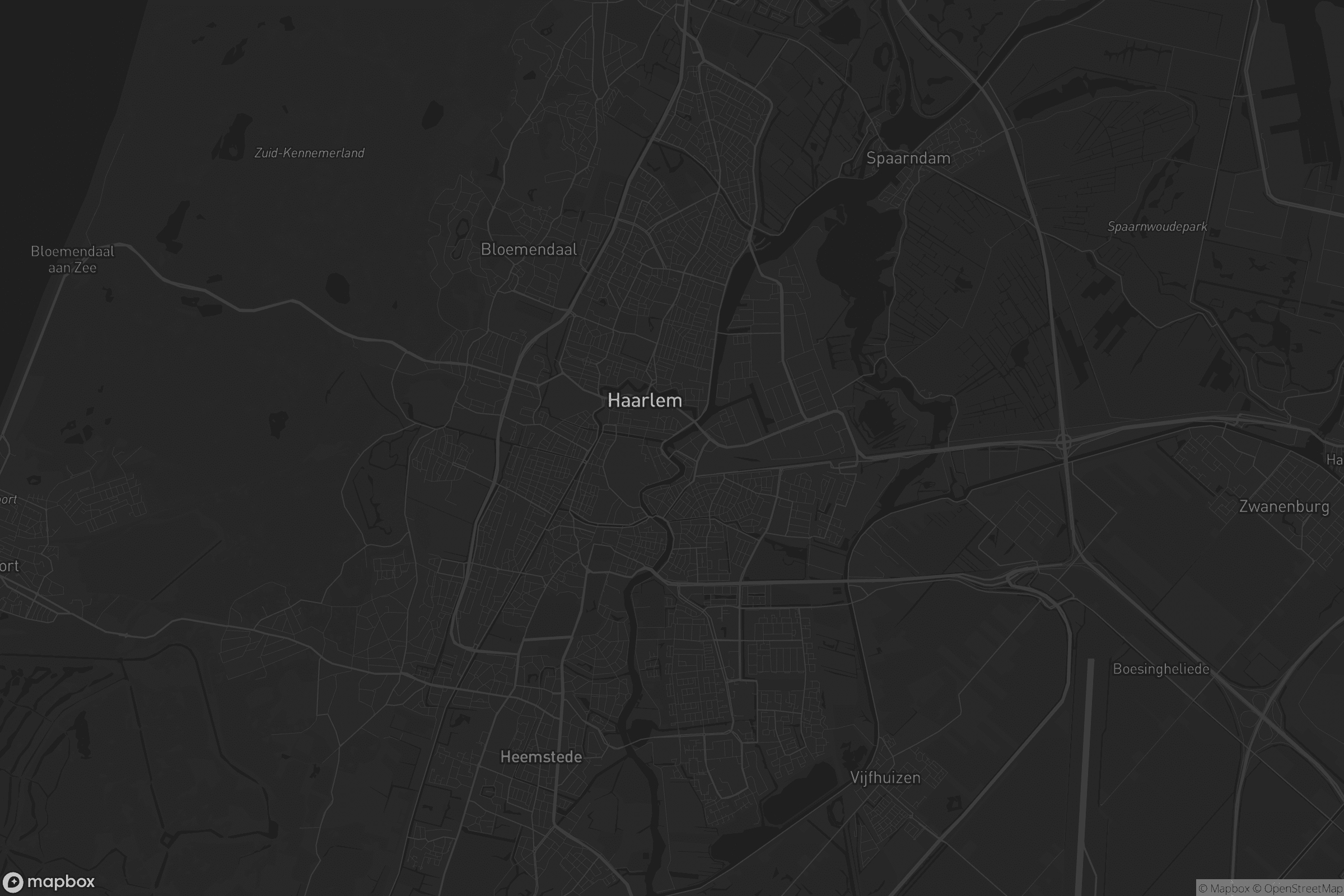 Kaart van Haarlem