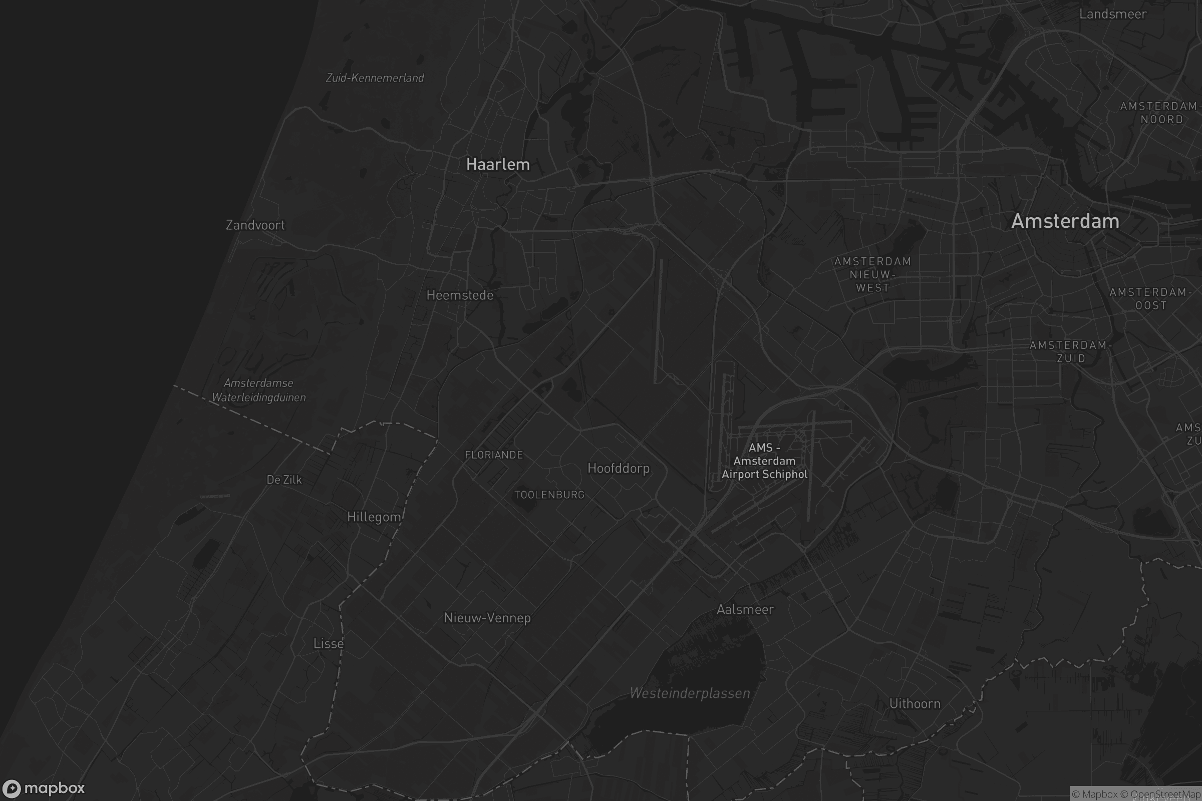 Kaart van Haarlemmermeer