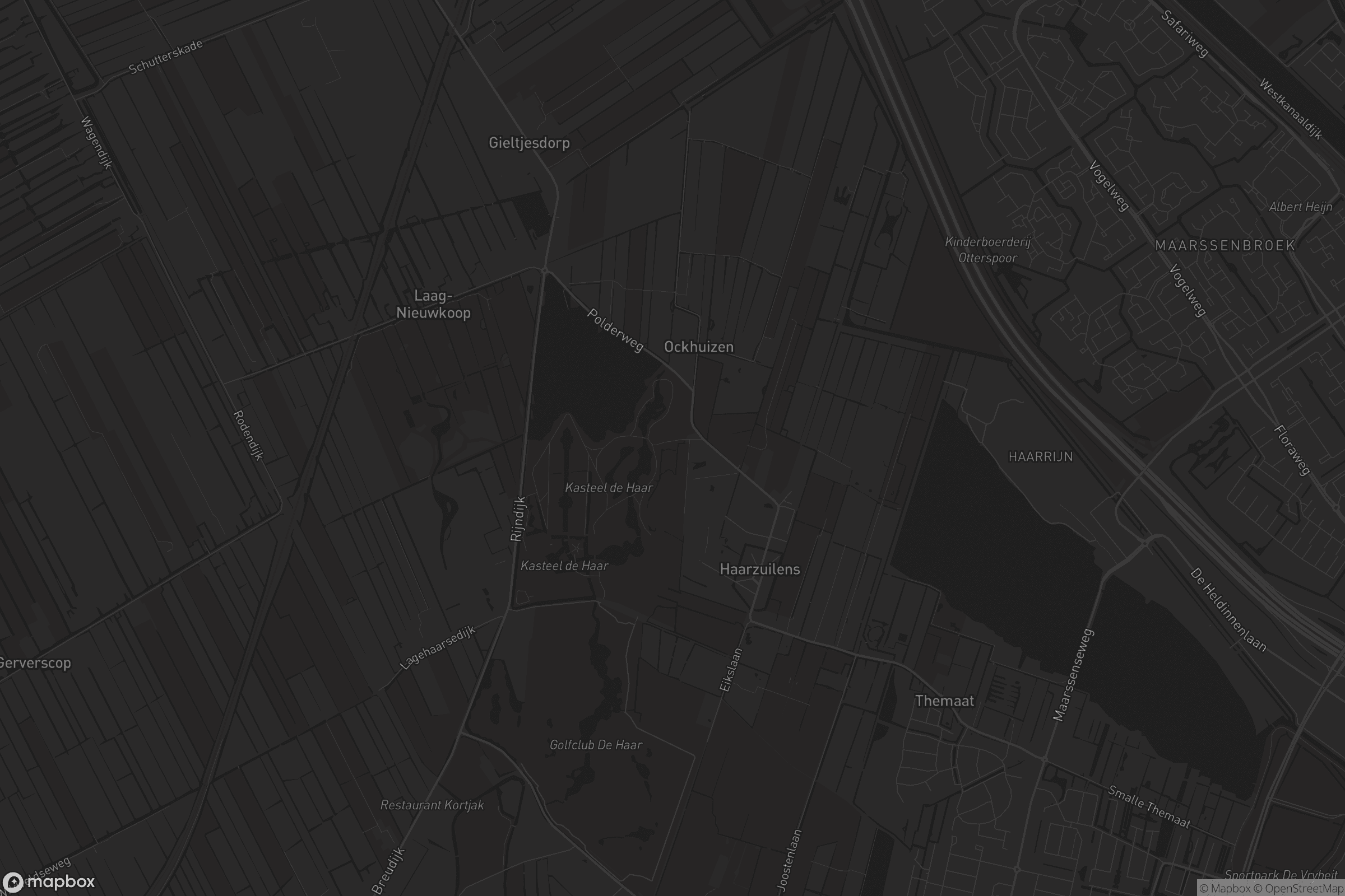 Kaart van Haarzuilens