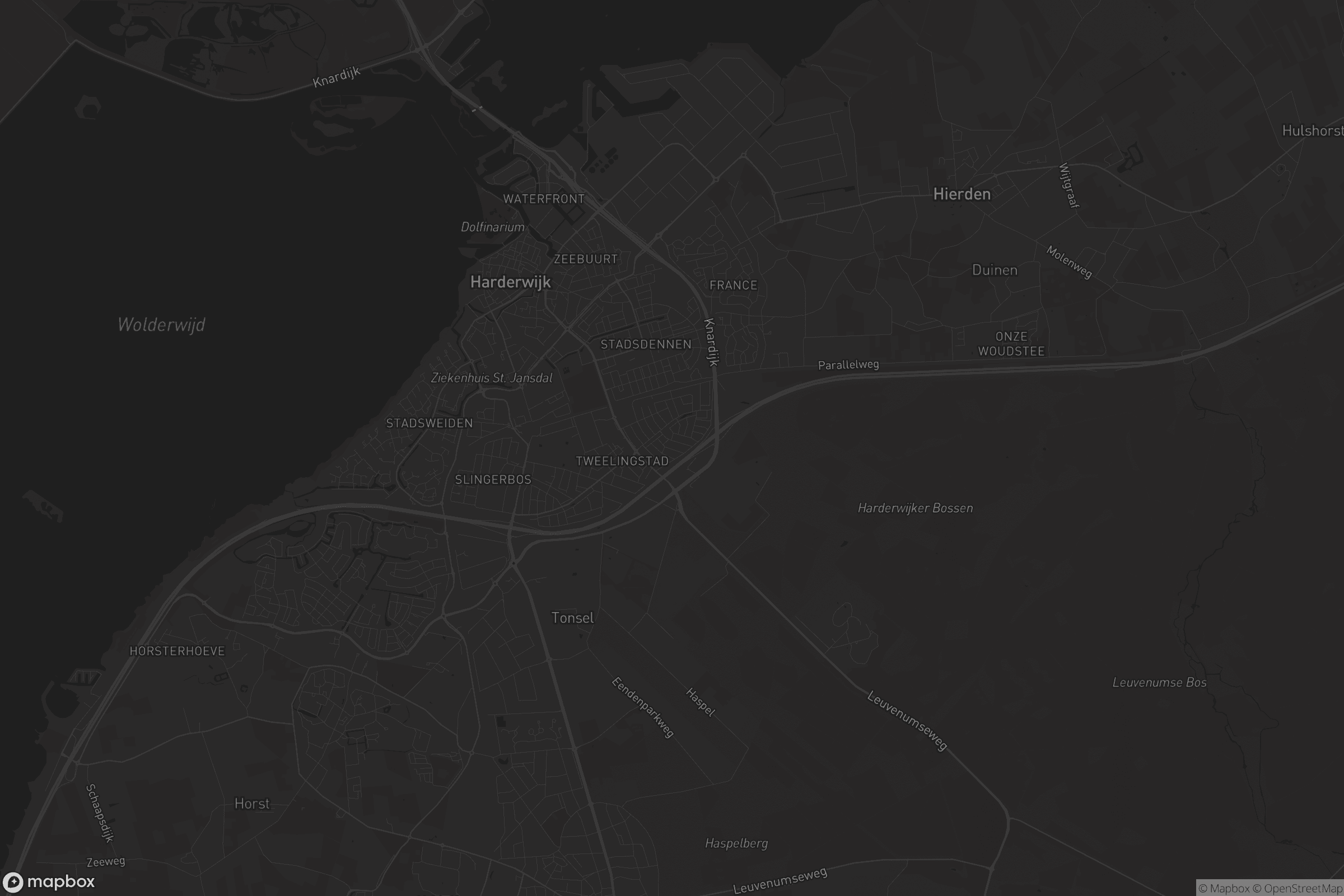 Kaart van Harderwijk