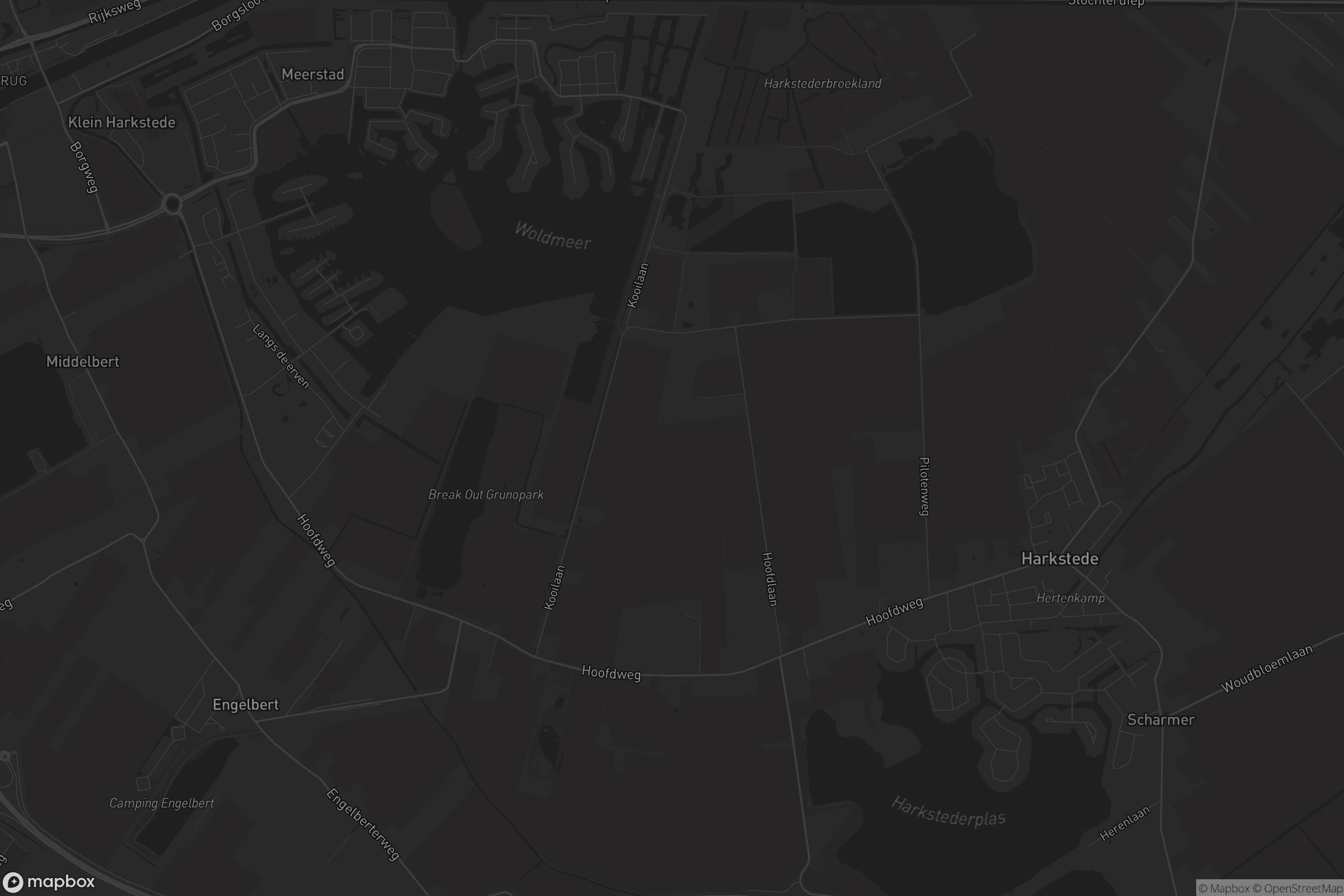 Kaart van Harkstede GN