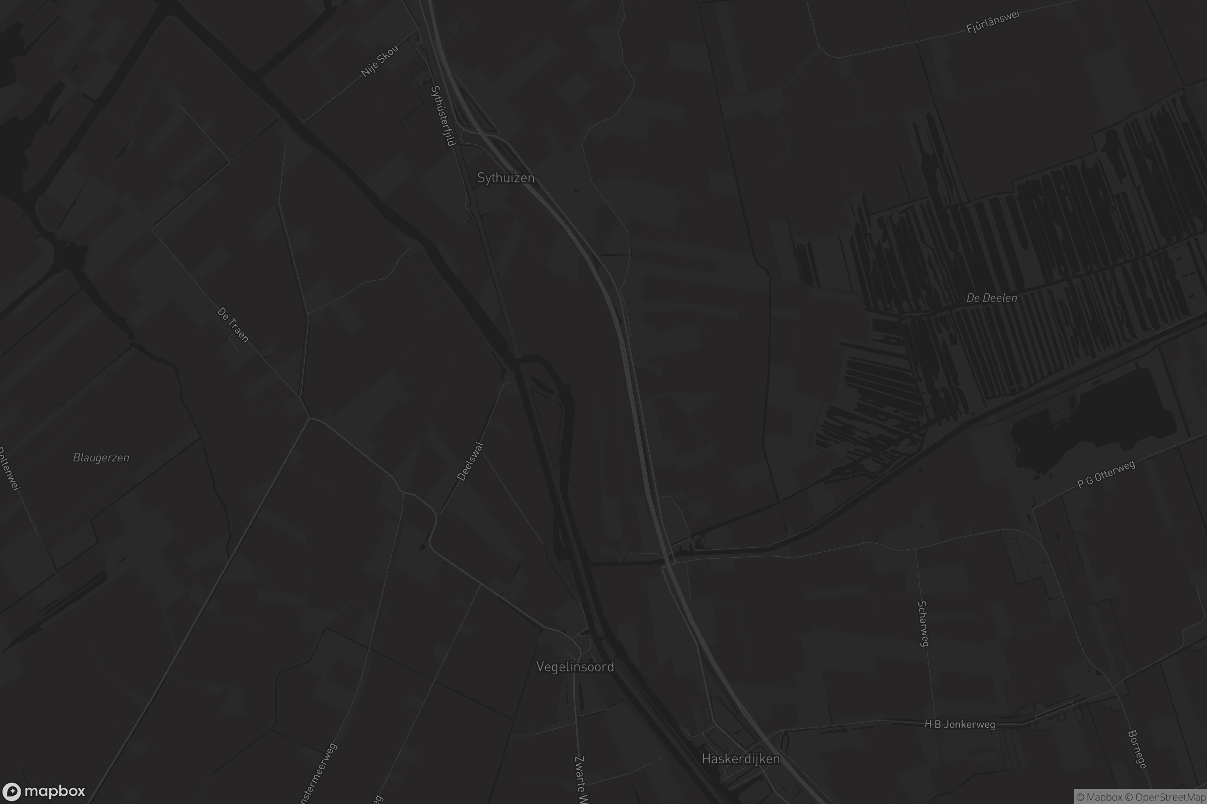 Kaart van Haskerdijken