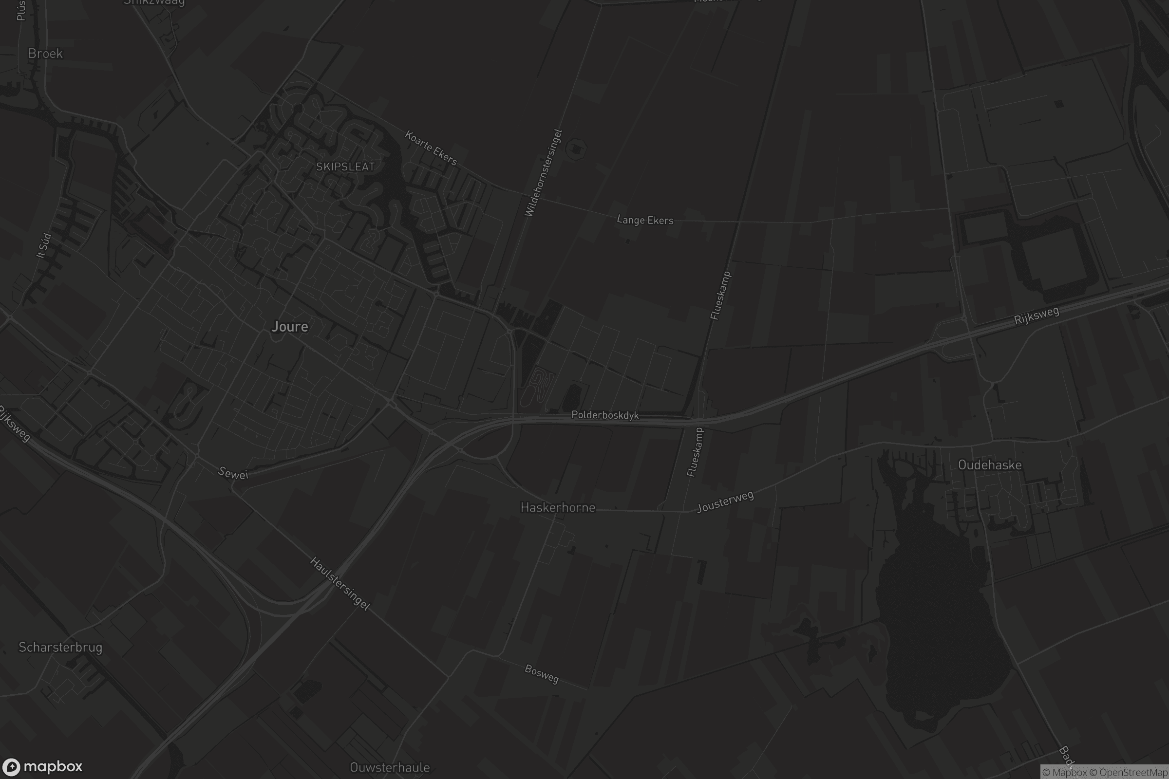 Kaart van Haskerhorne