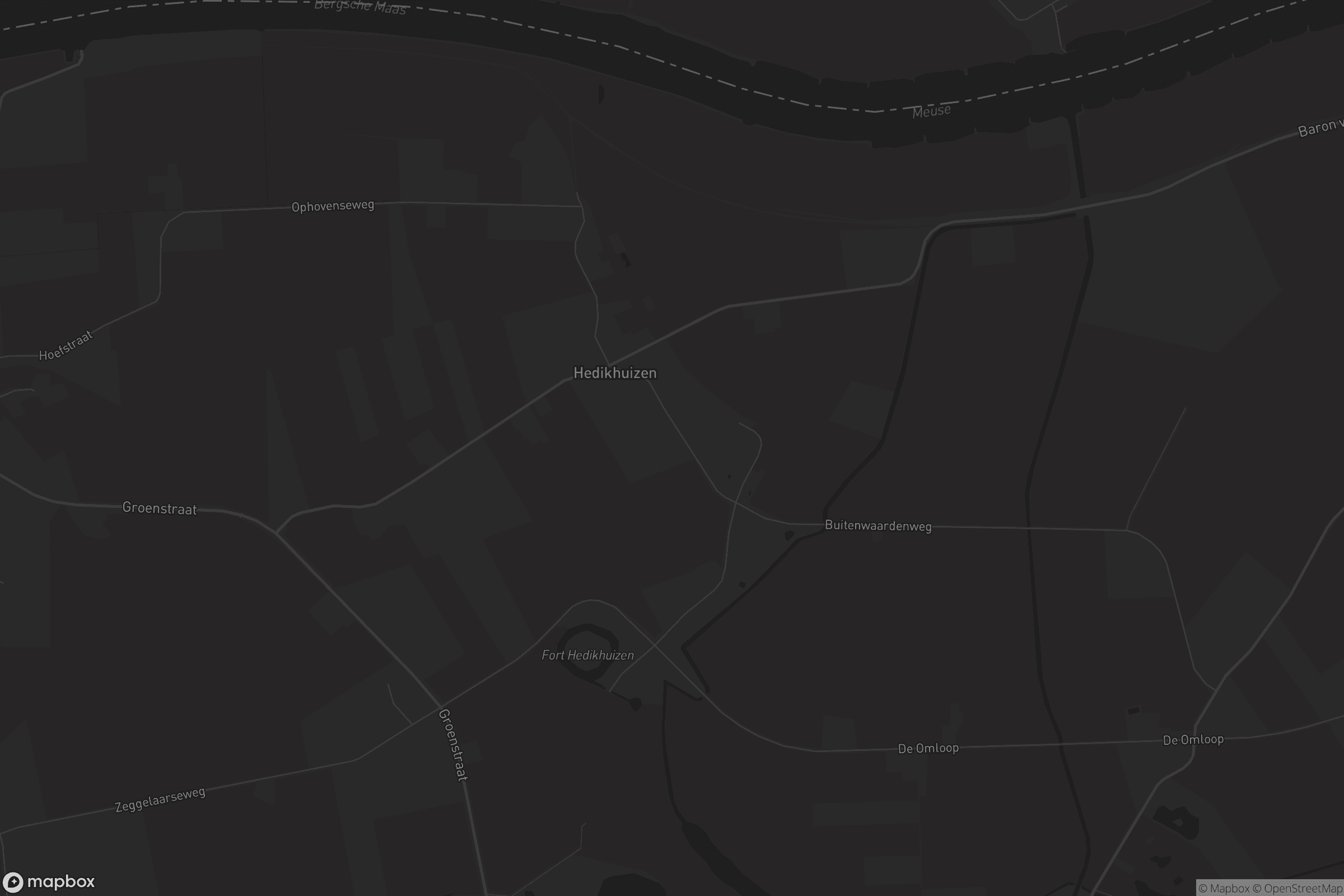 Kaart van Hedikhuizen