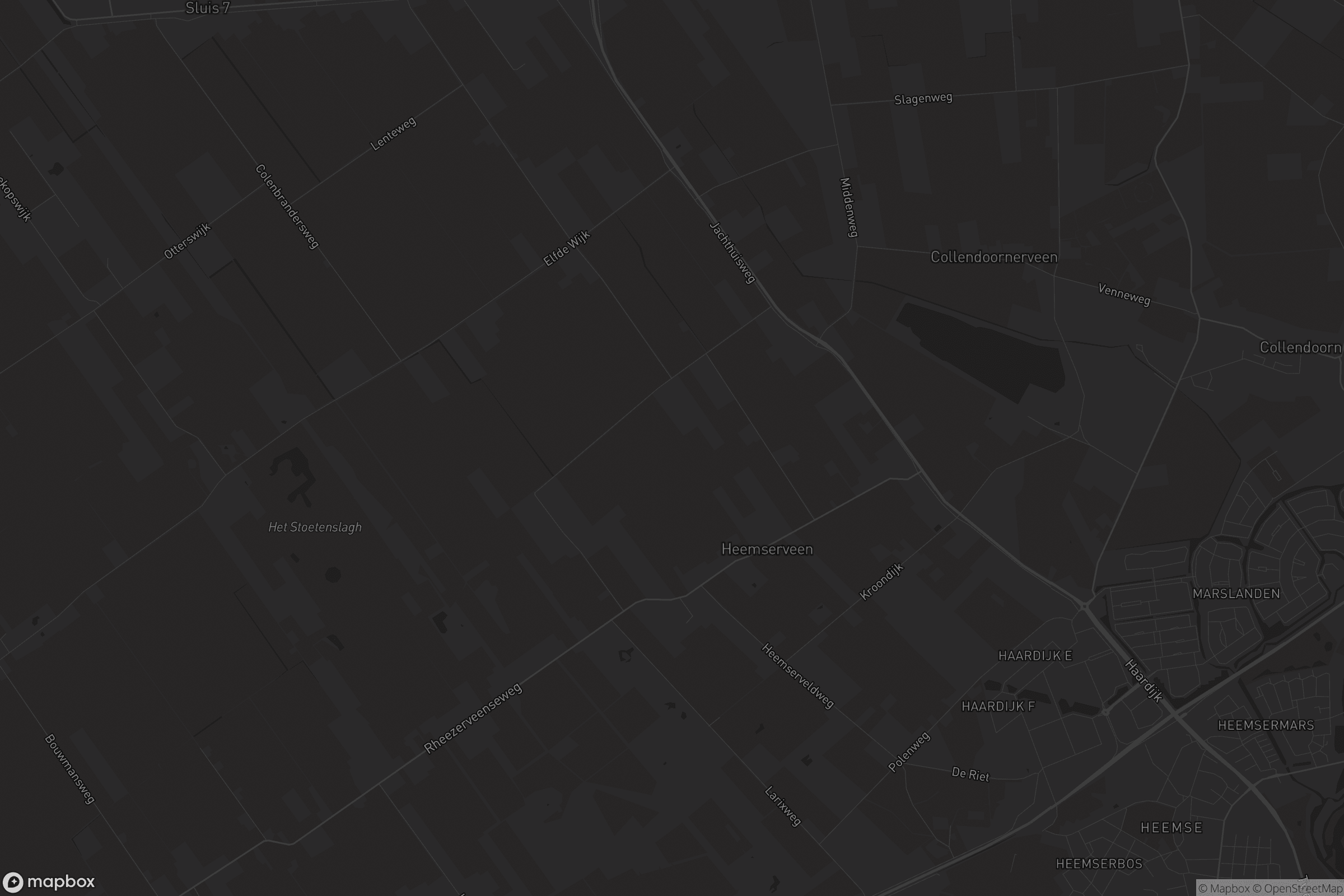 Kaart van Heemserveen