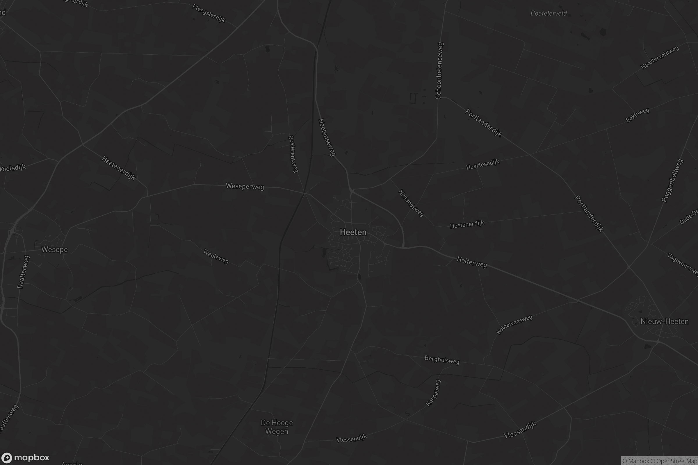 Kaart van Heeten