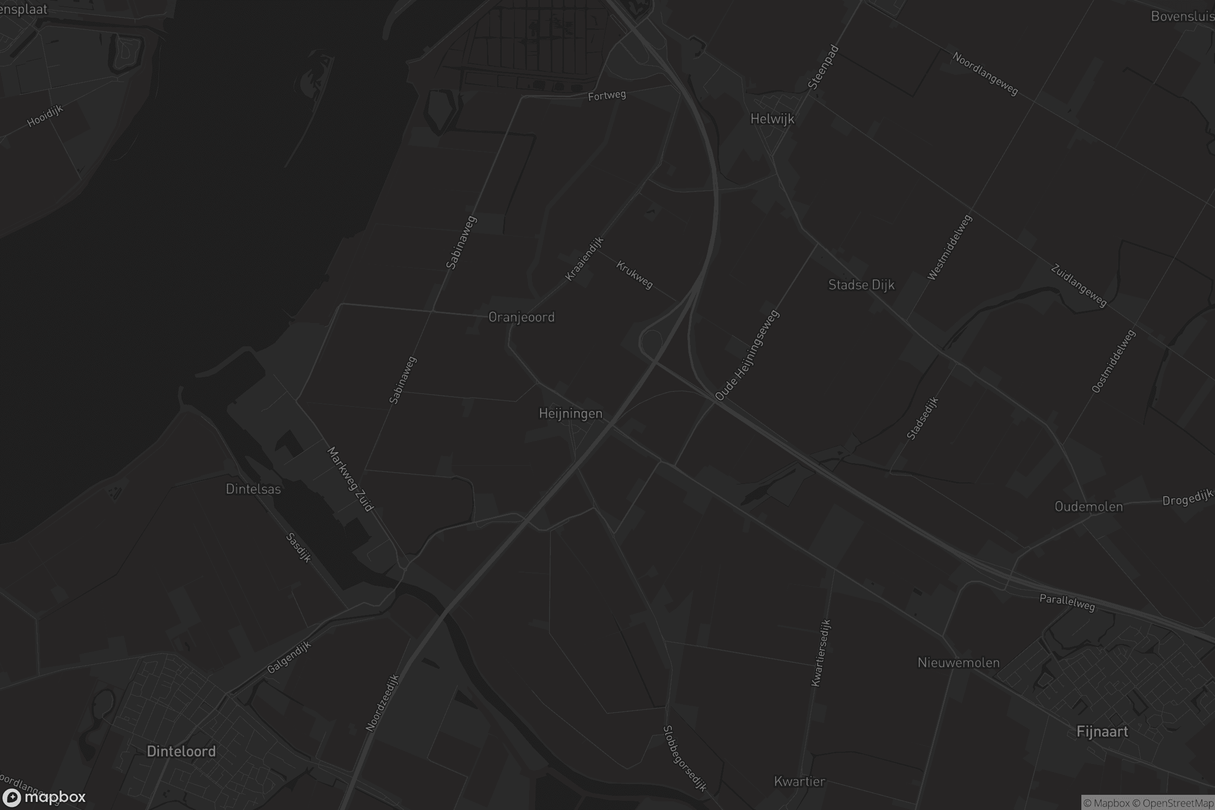 Kaart van Heijningen