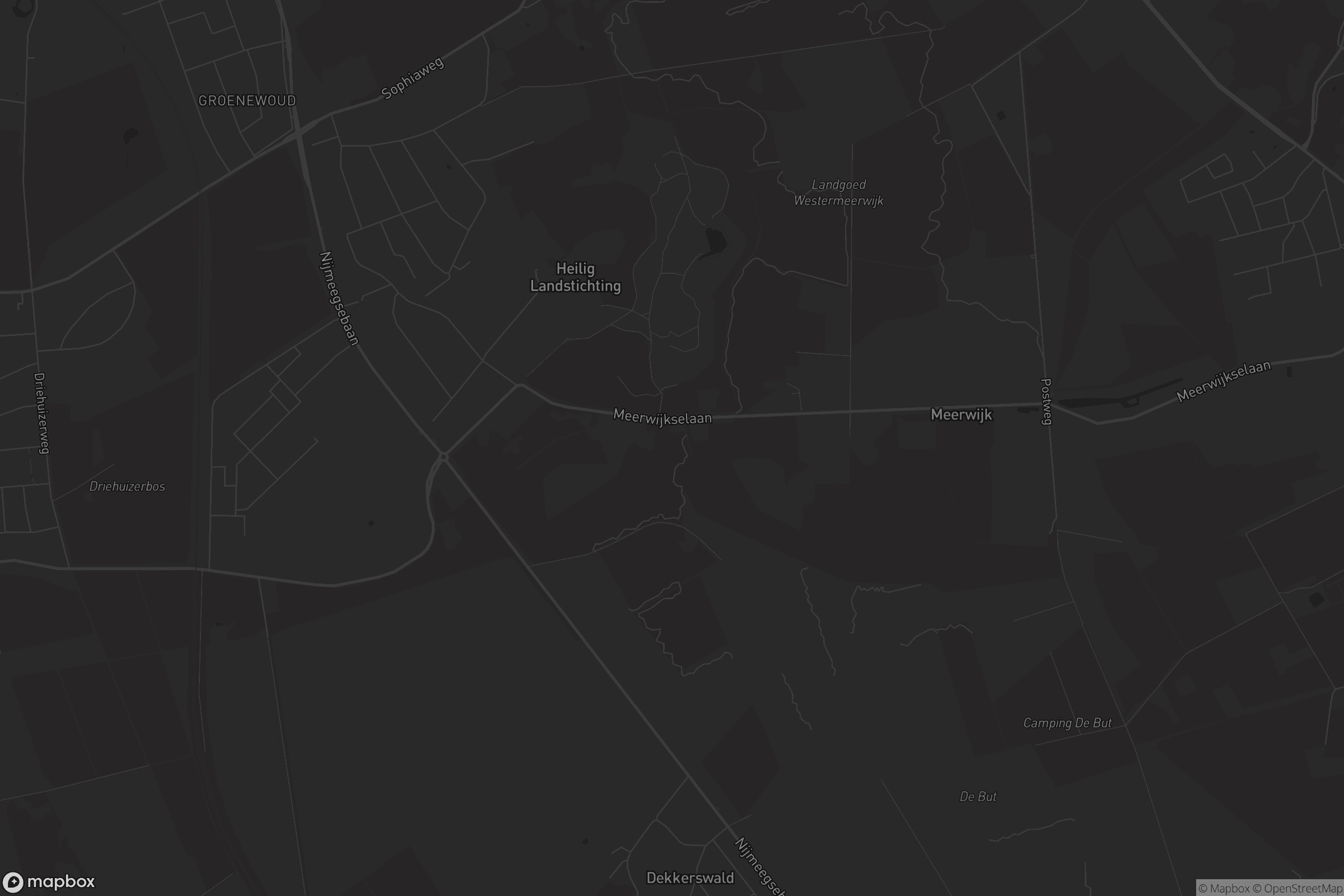 Kaart van Heilig Landstichting