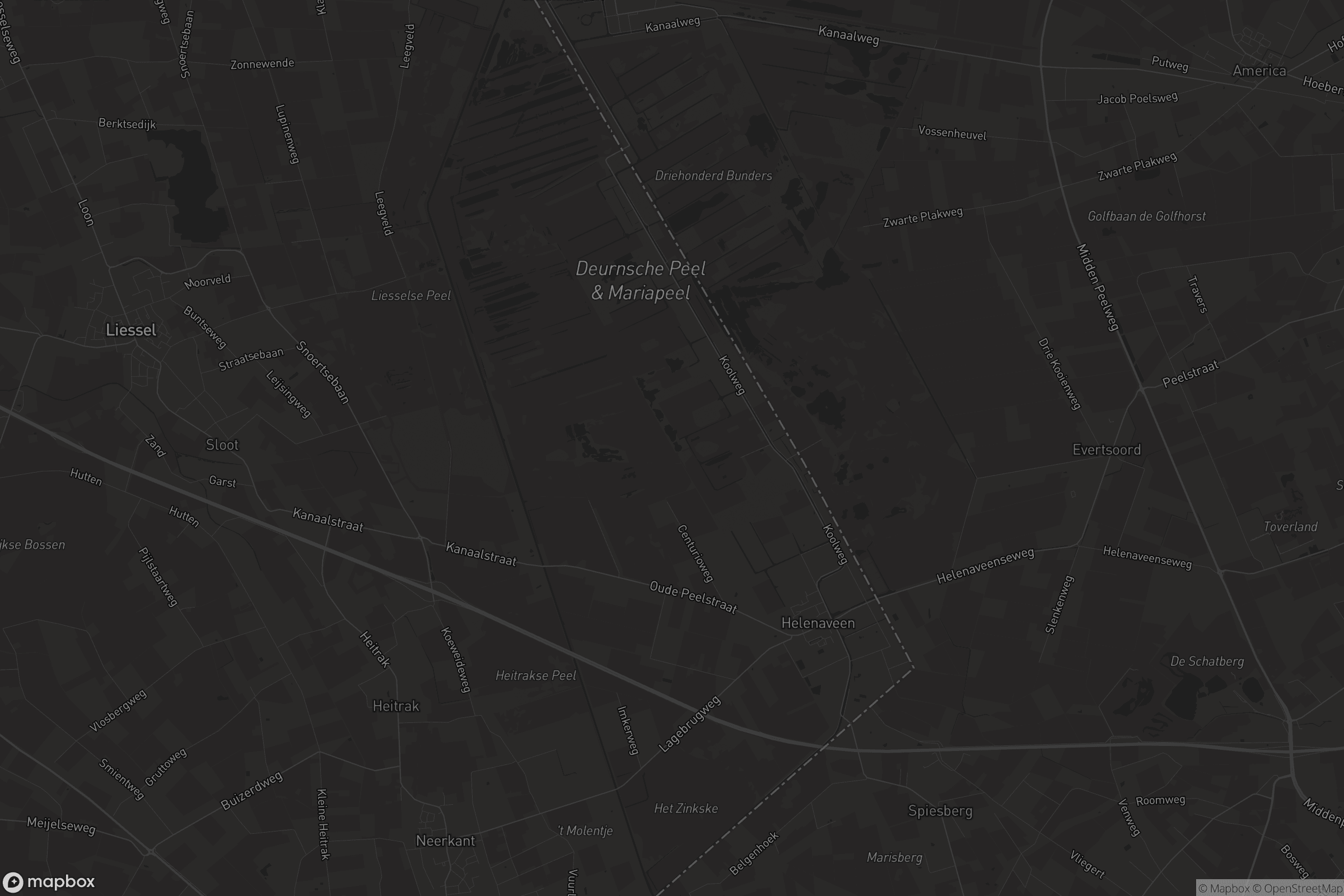 Kaart van Helenaveen