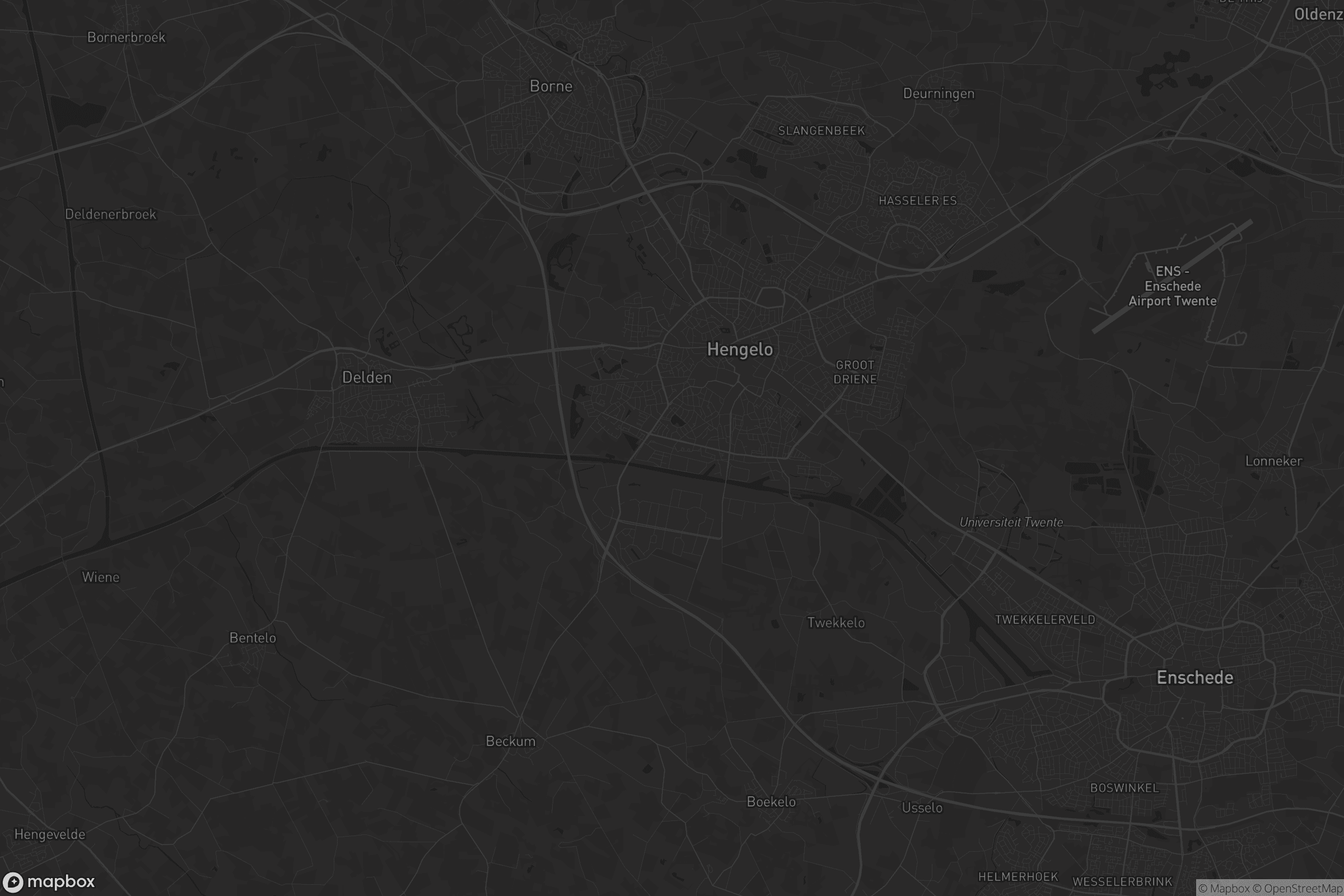 Kaart van Hengelo
