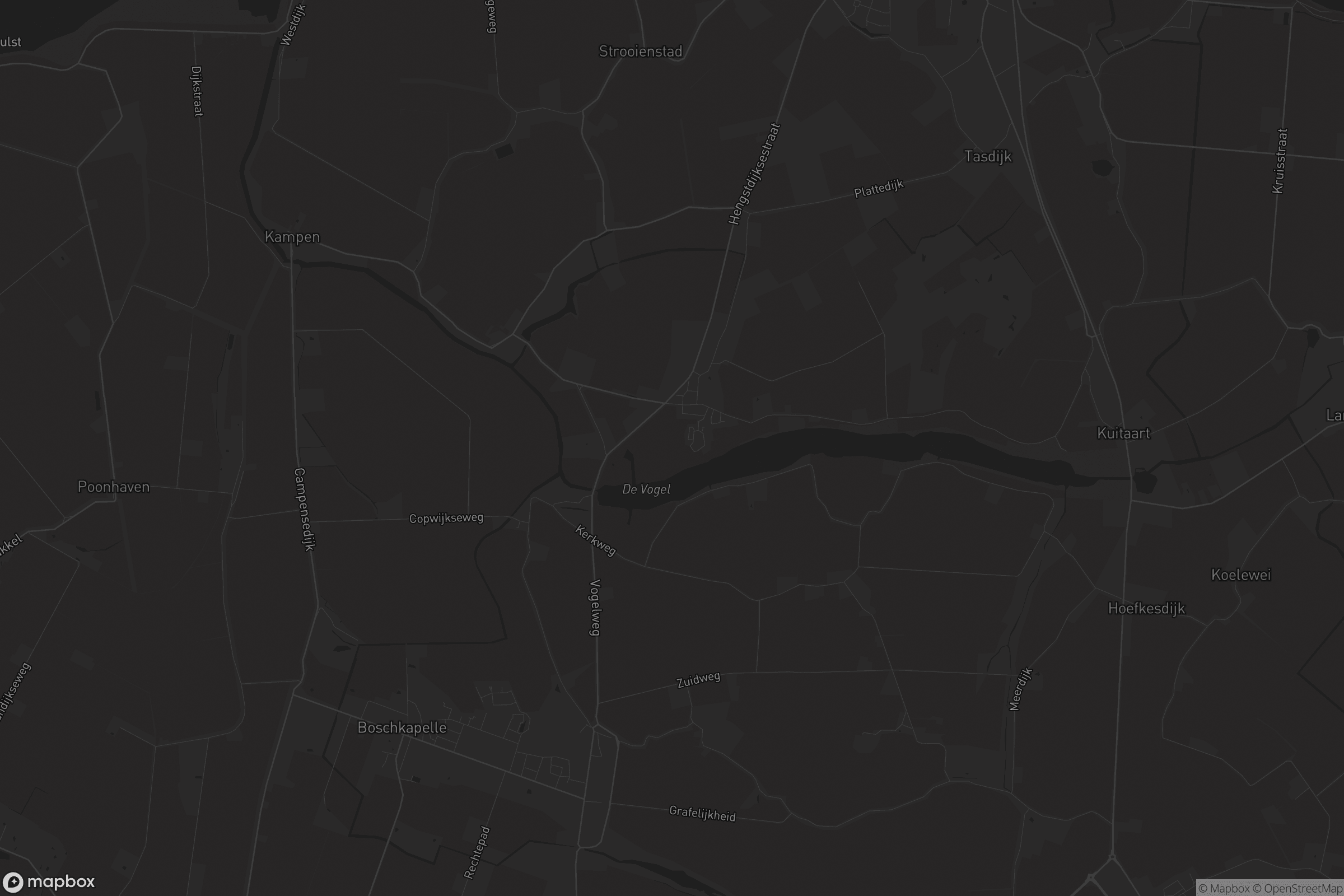 Kaart van Hengstdijk