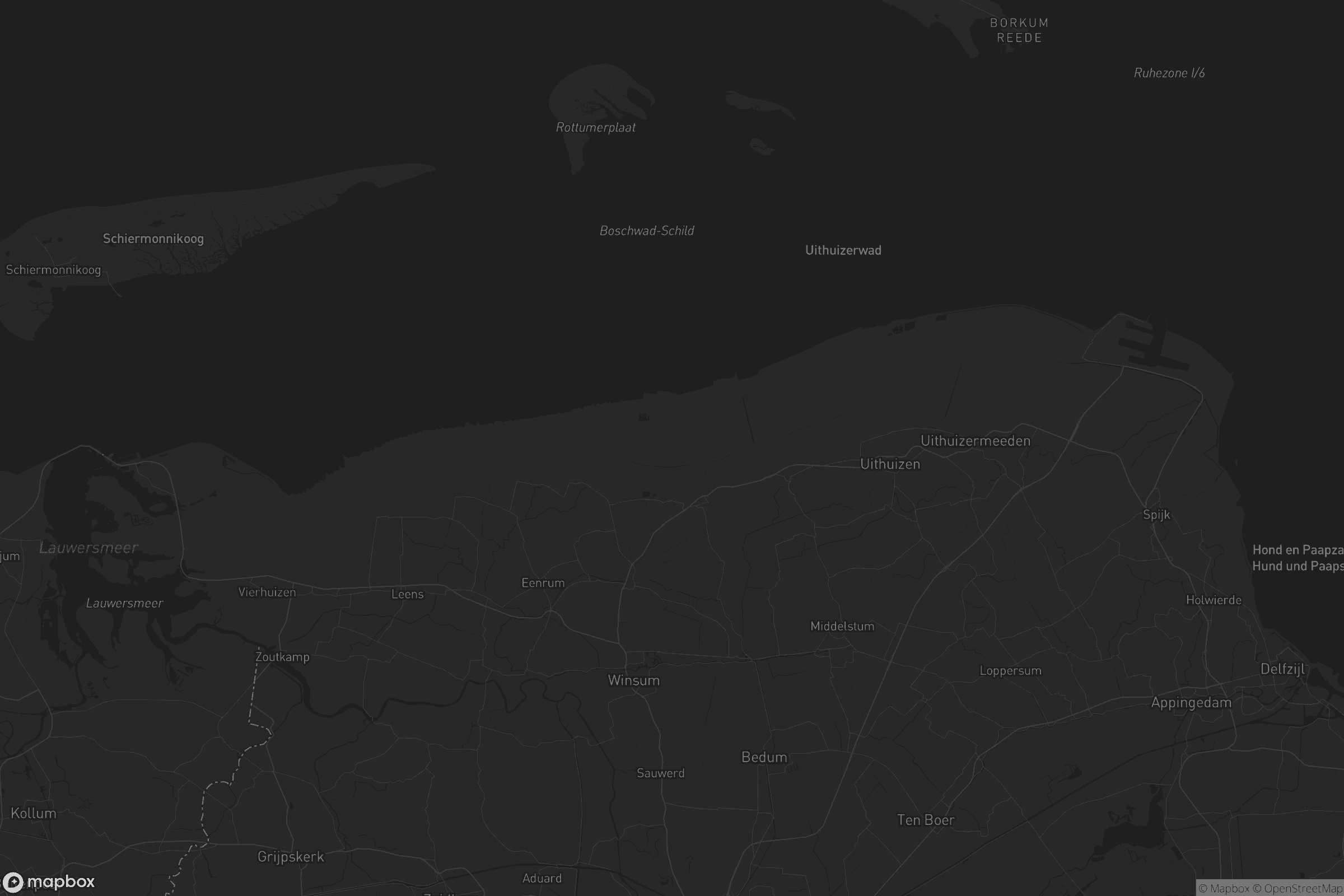 Kaart van Het Hogeland