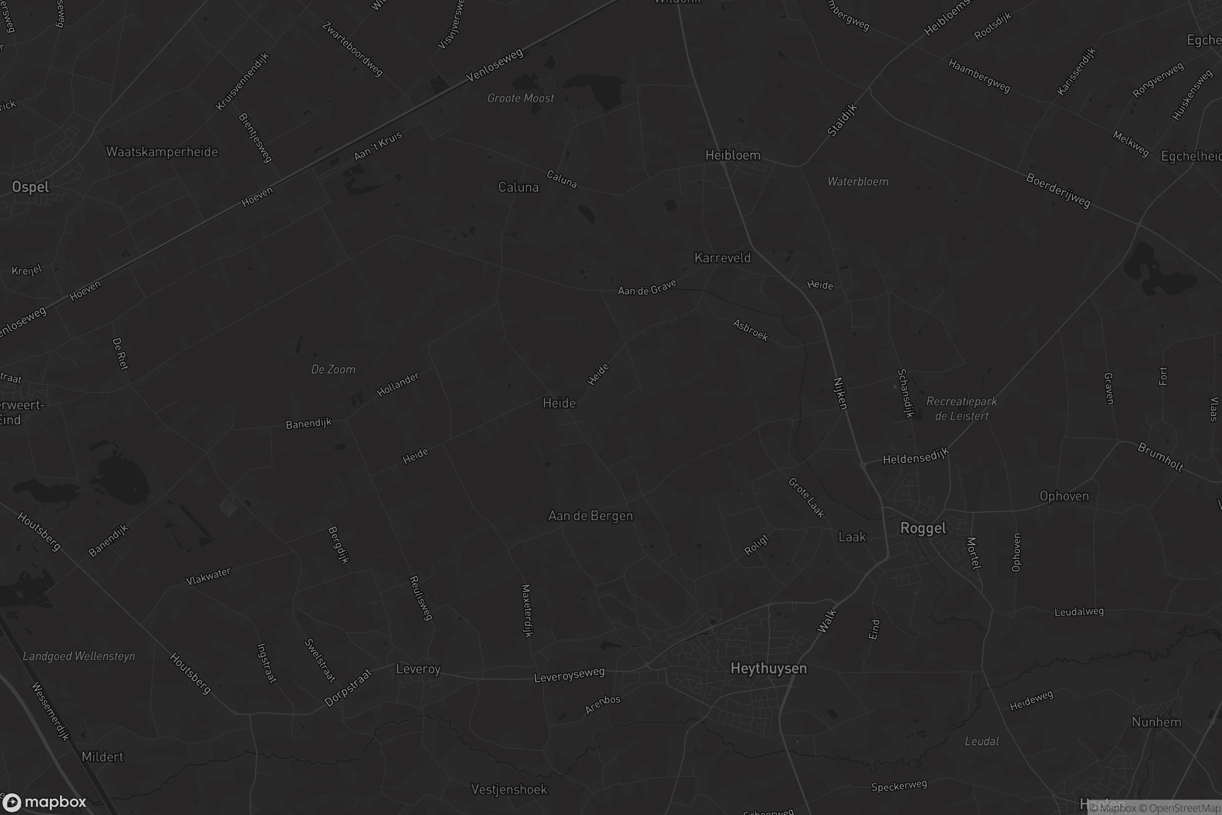 Kaart van Heythuysen