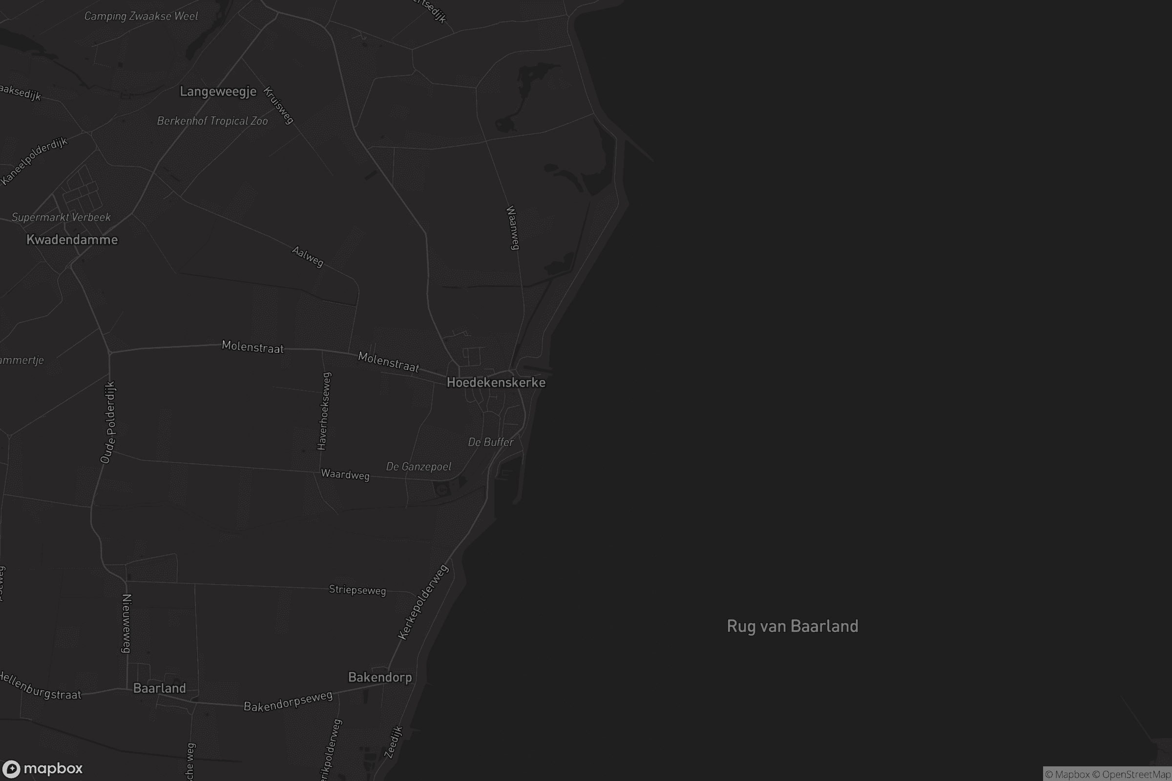 Kaart van Hoedekenskerke