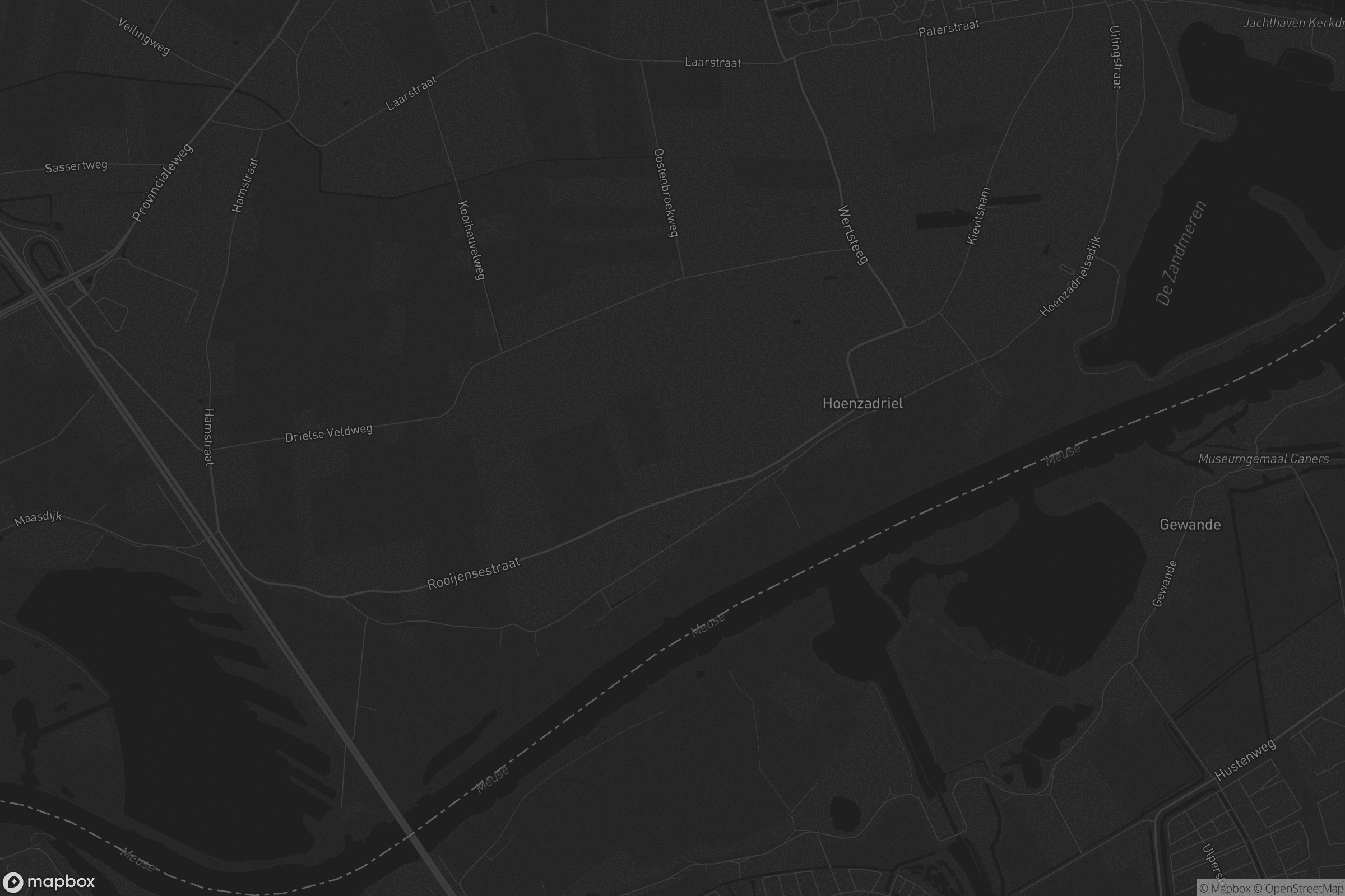 Kaart van Hoenzadriel