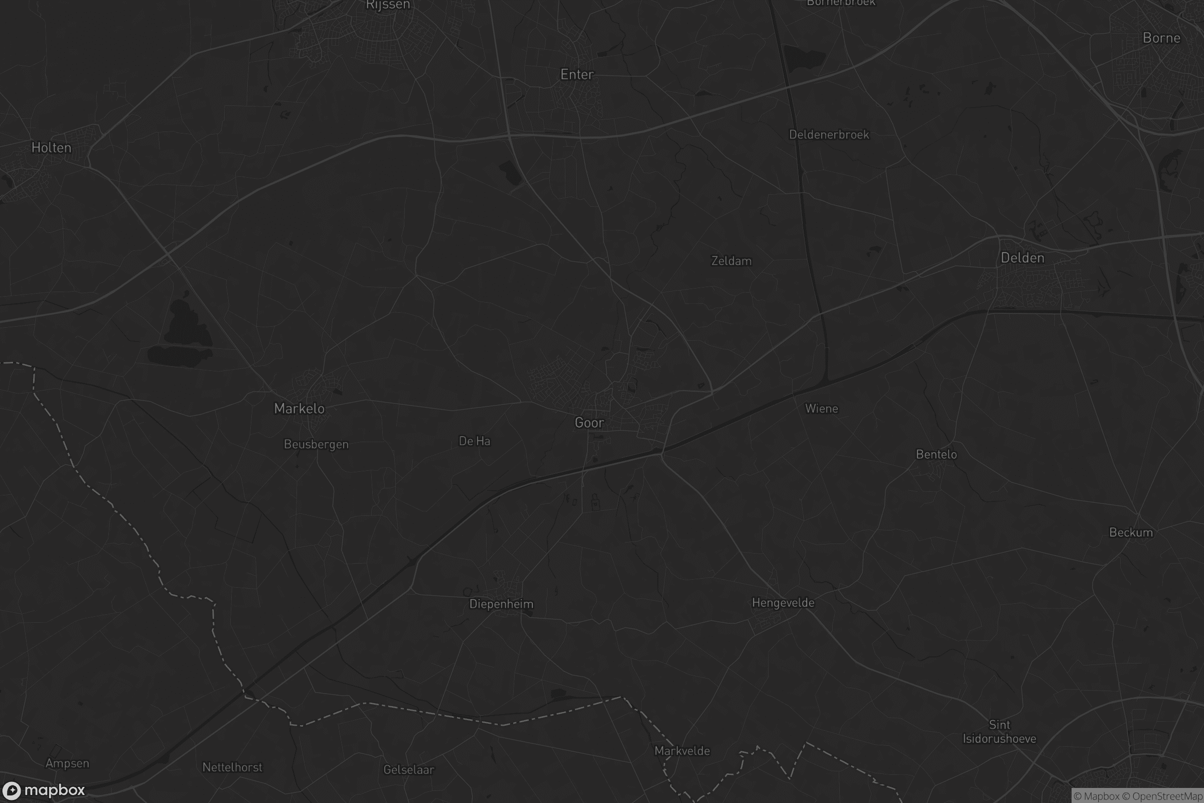 Kaart van Hof van Twente