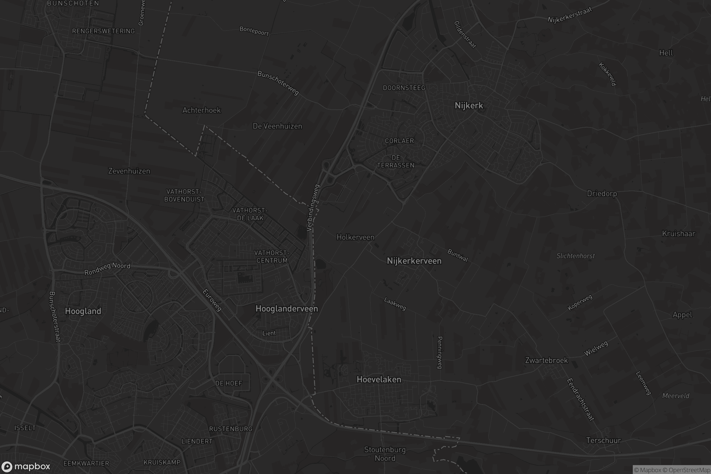 Kaart van Holkerveen