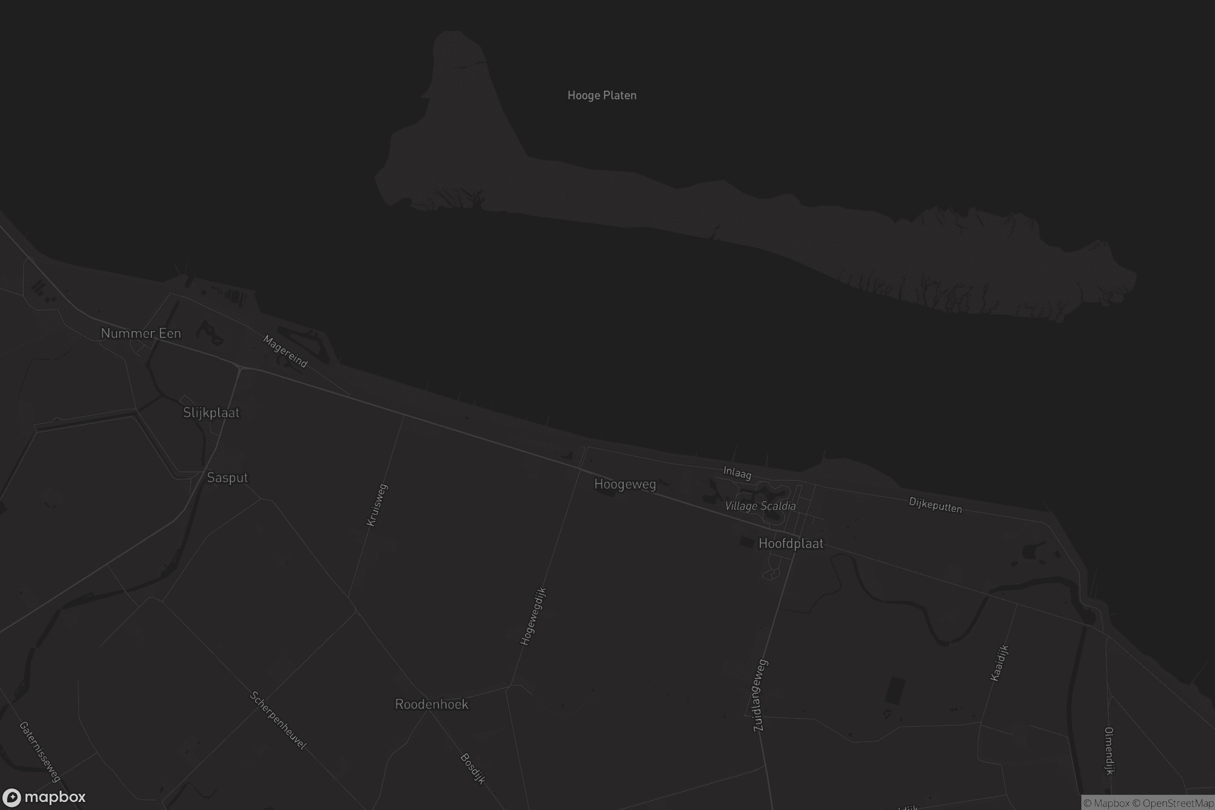 Kaart van Hoofdplaat