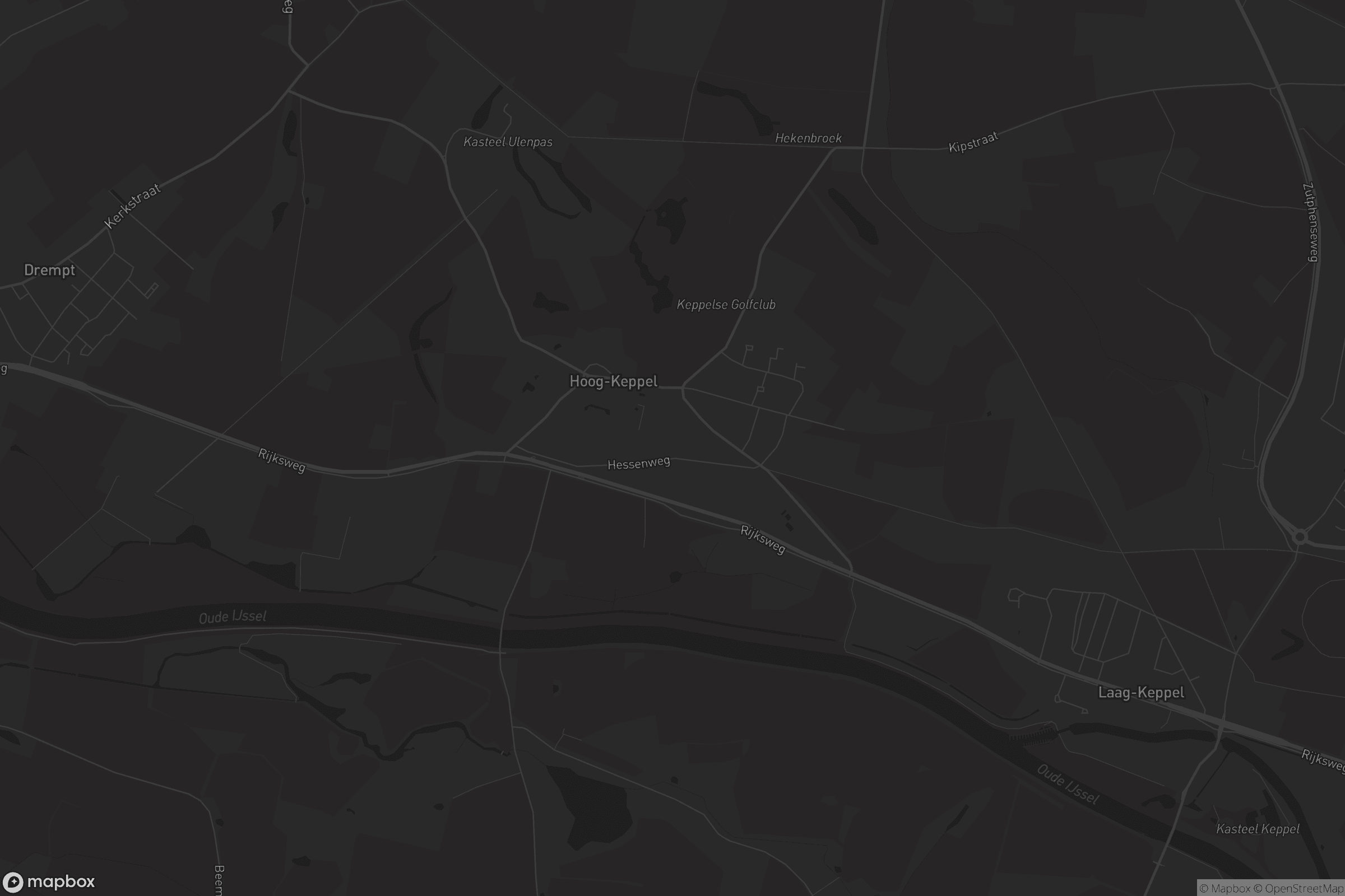 Kaart van Hoog-Keppel