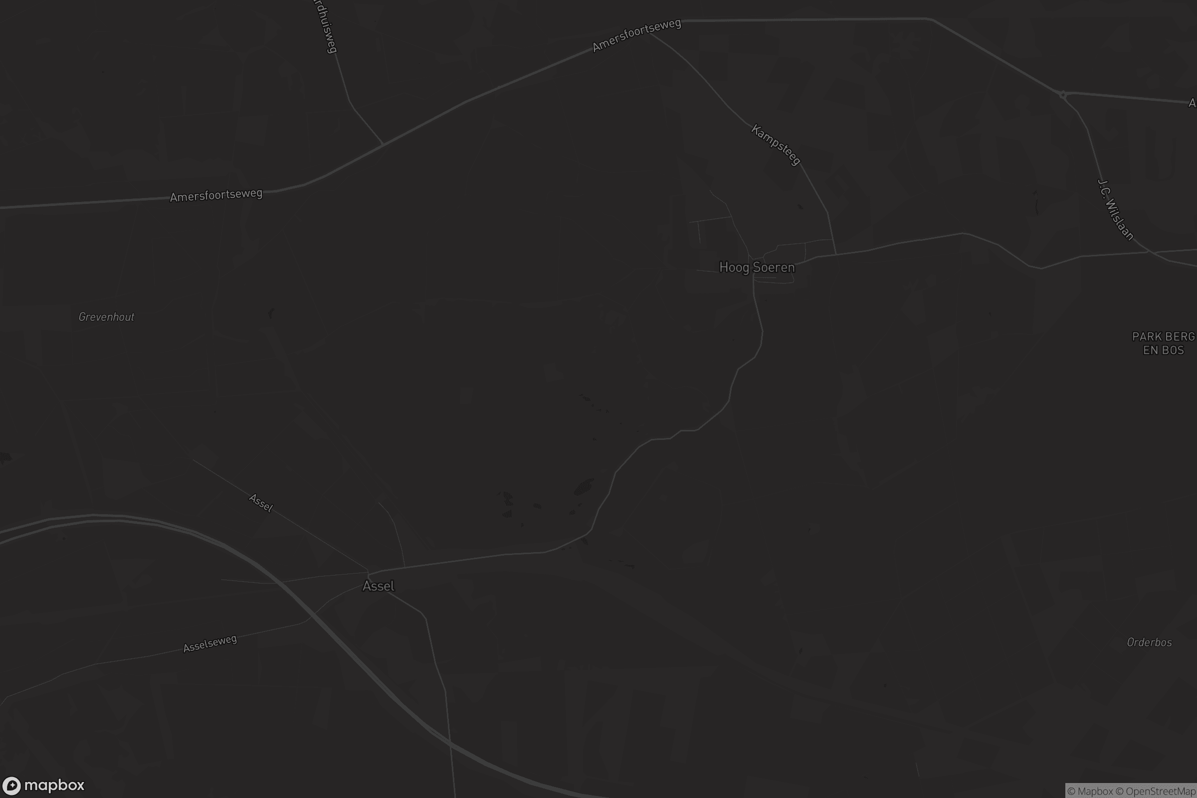 Kaart van Hoog Soeren