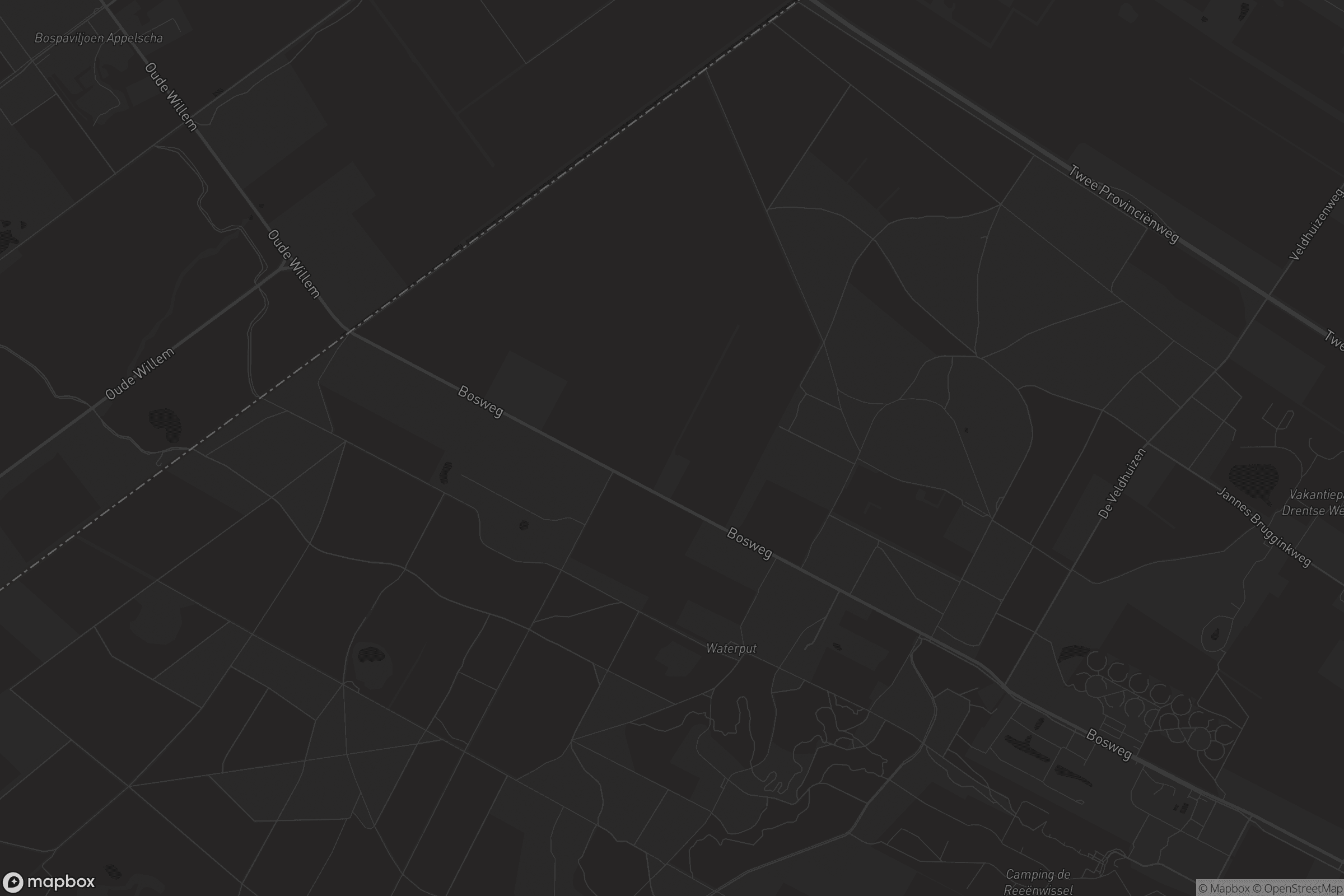 Kaart van Hoogersmilde