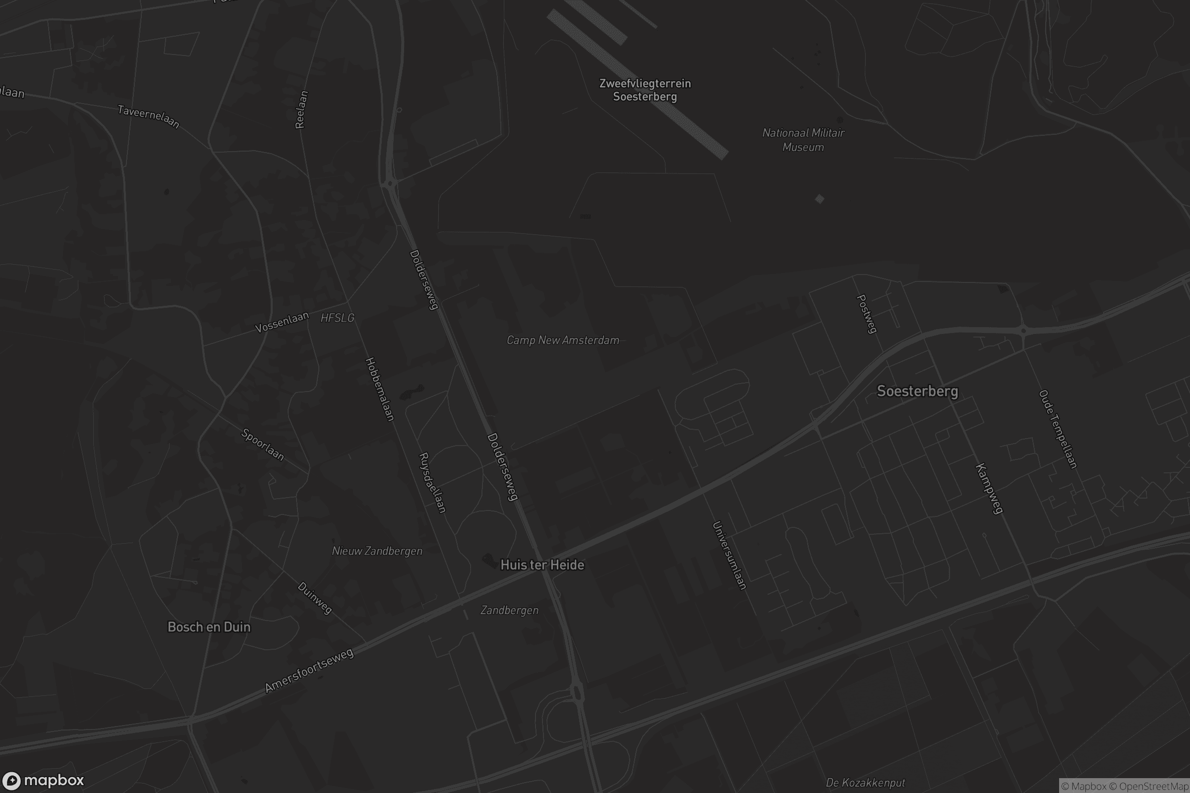 Kaart van Huis ter Heide