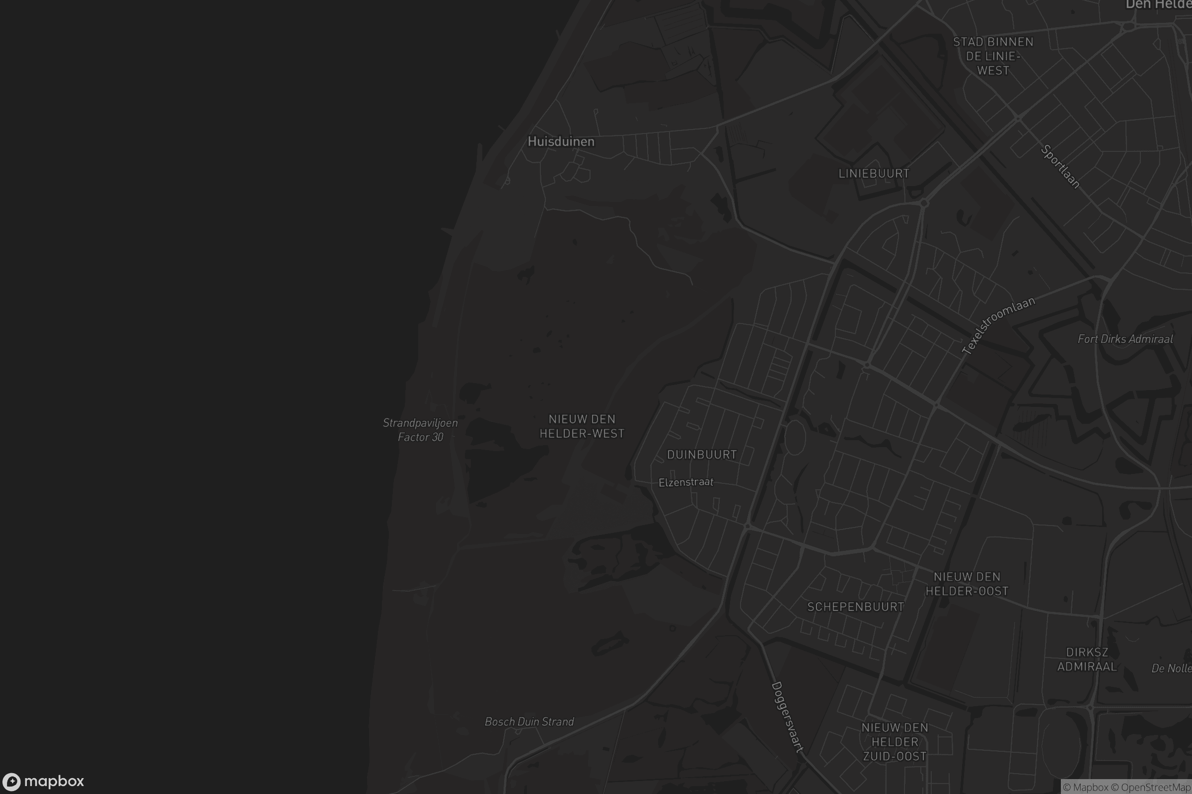 Kaart van Huisduinen