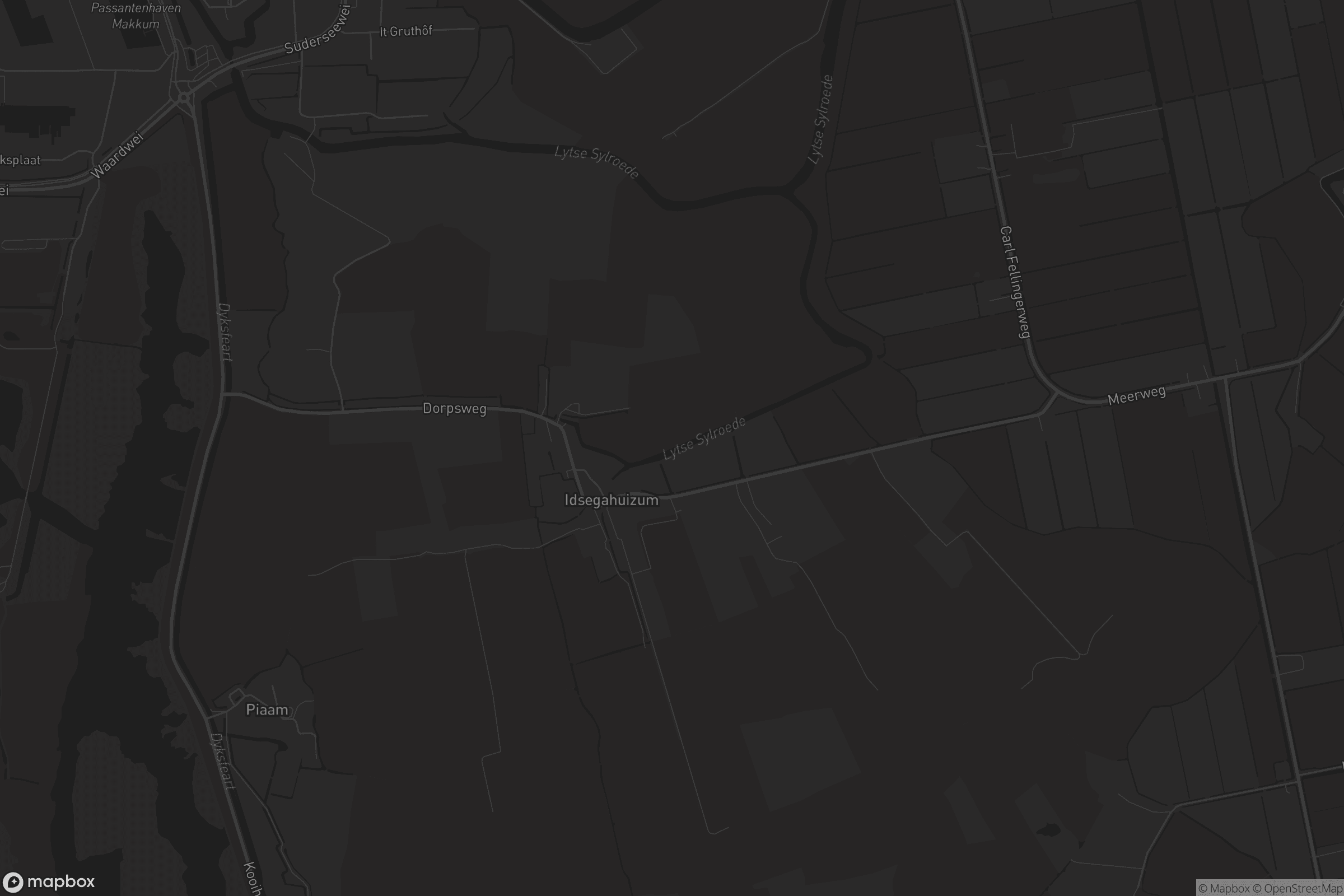 Kaart van Idsegahuizum