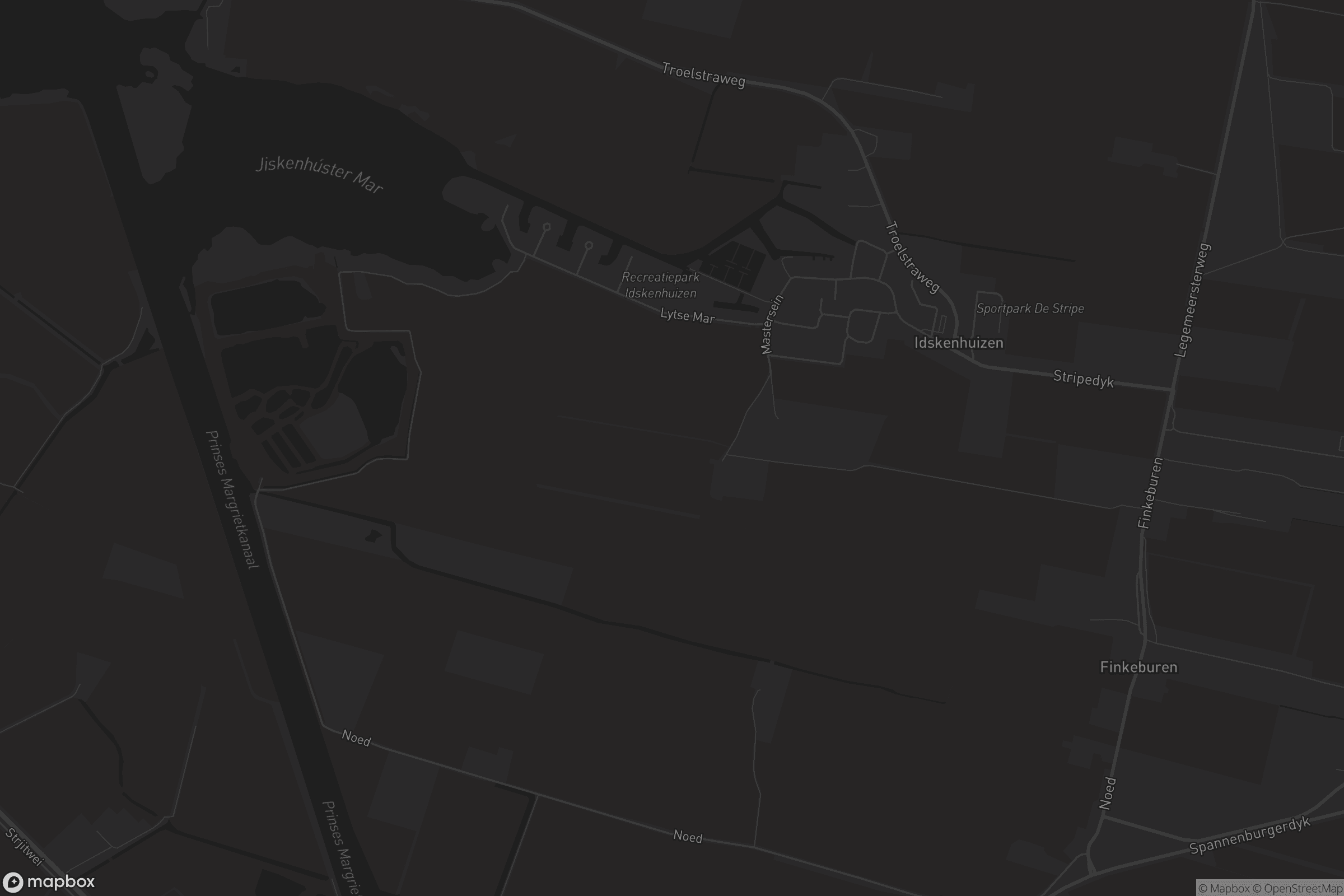 Kaart van Idskenhuizen